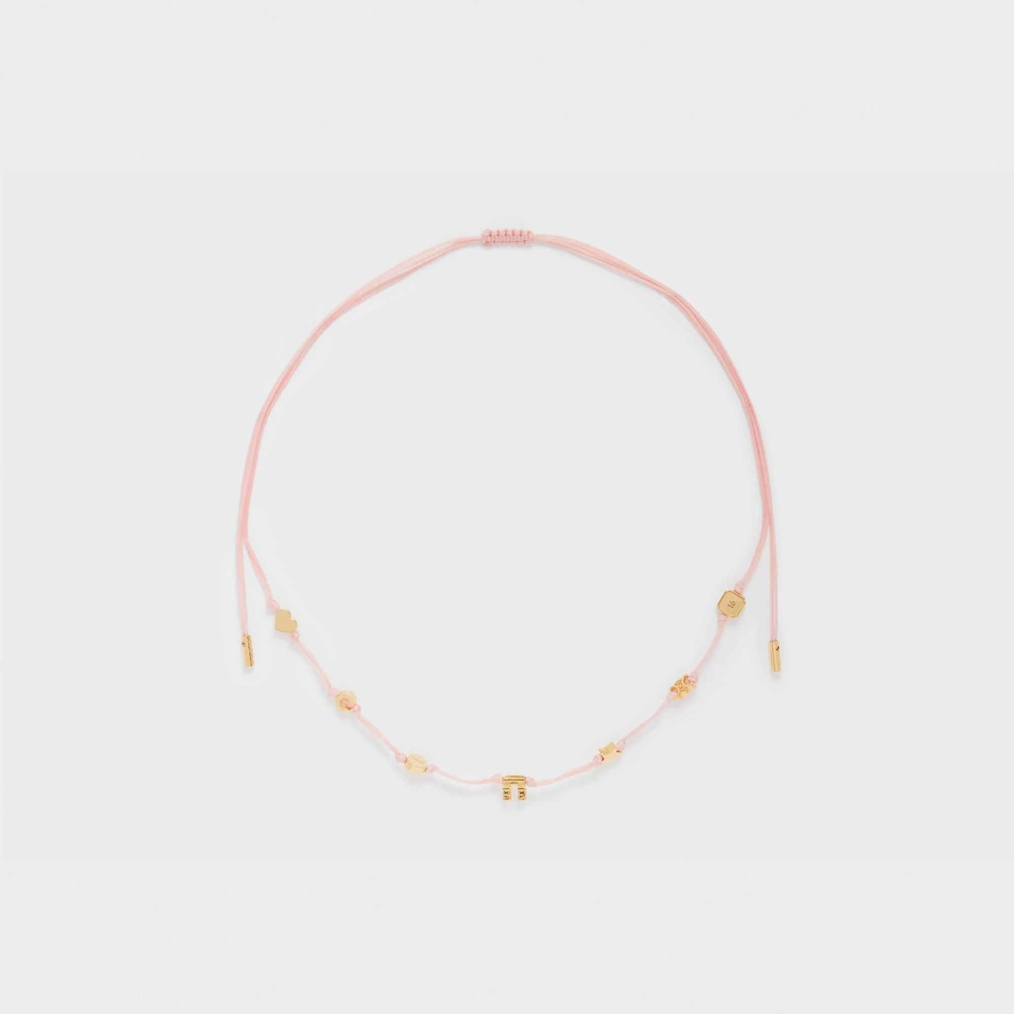 Celine Beach Multi Necklace - Gold/Pink - Image 3