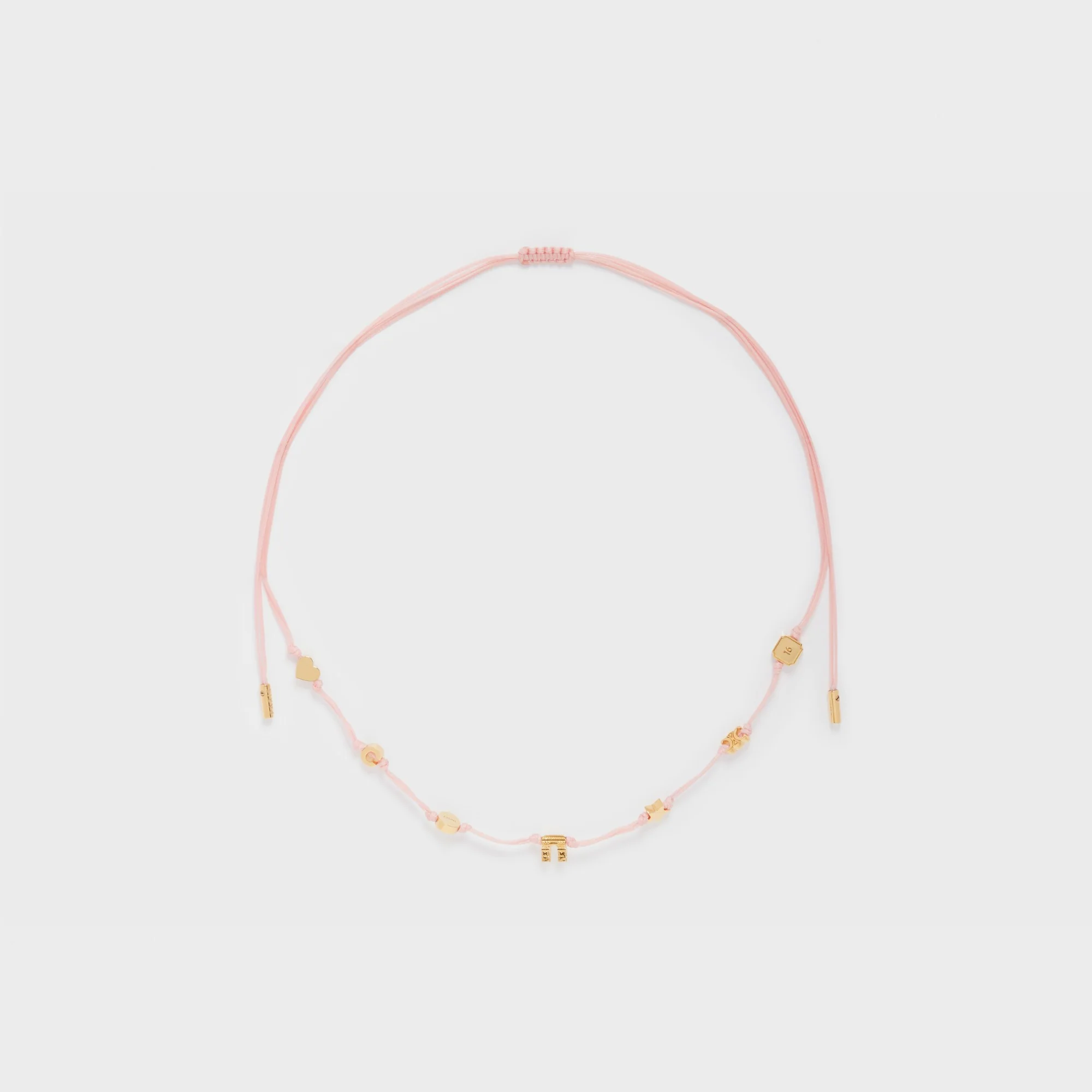 Celine Beach Multi Necklace - Gold/Pink - Image 4