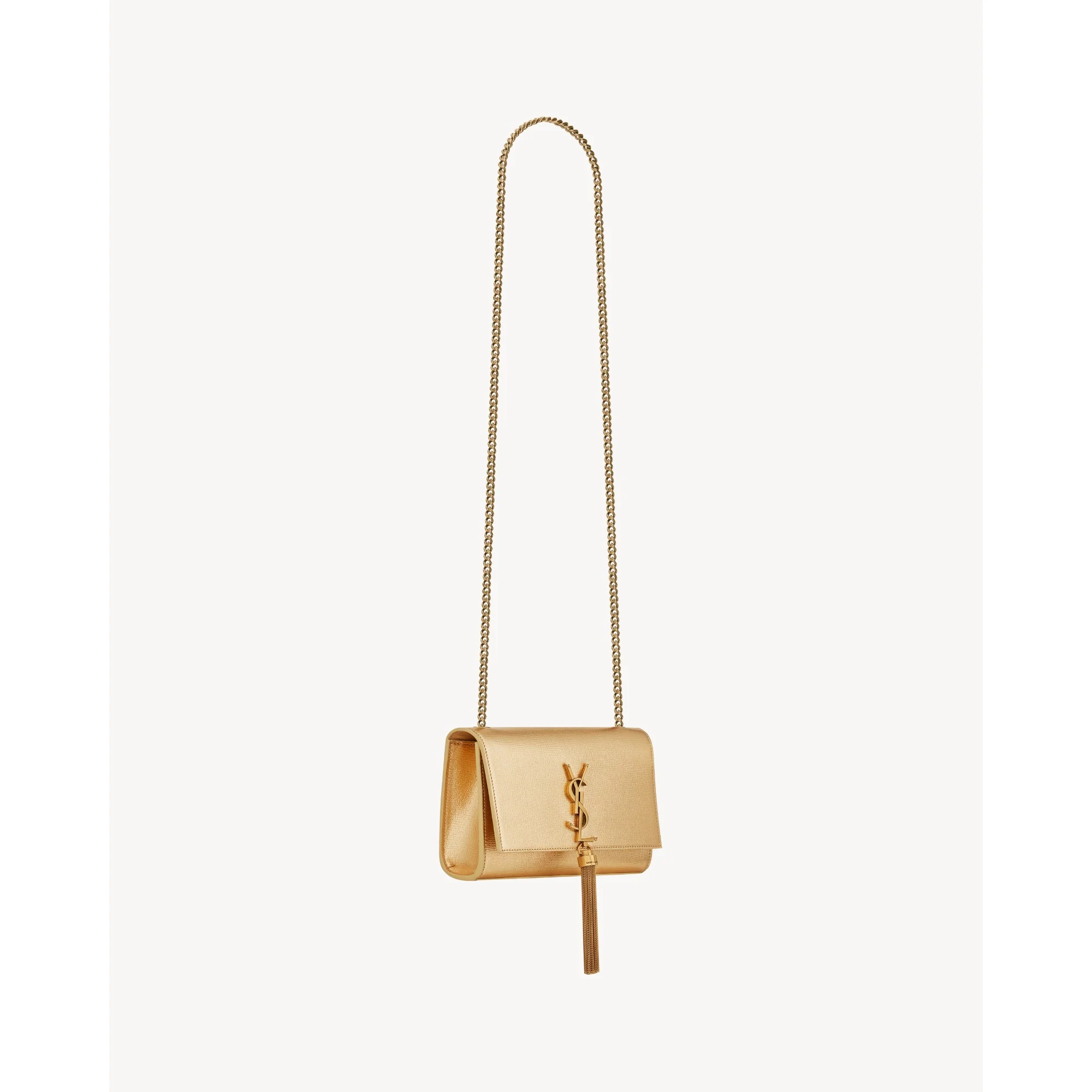 Small Kate Tassel Chain Bag - Oro - Image 5
