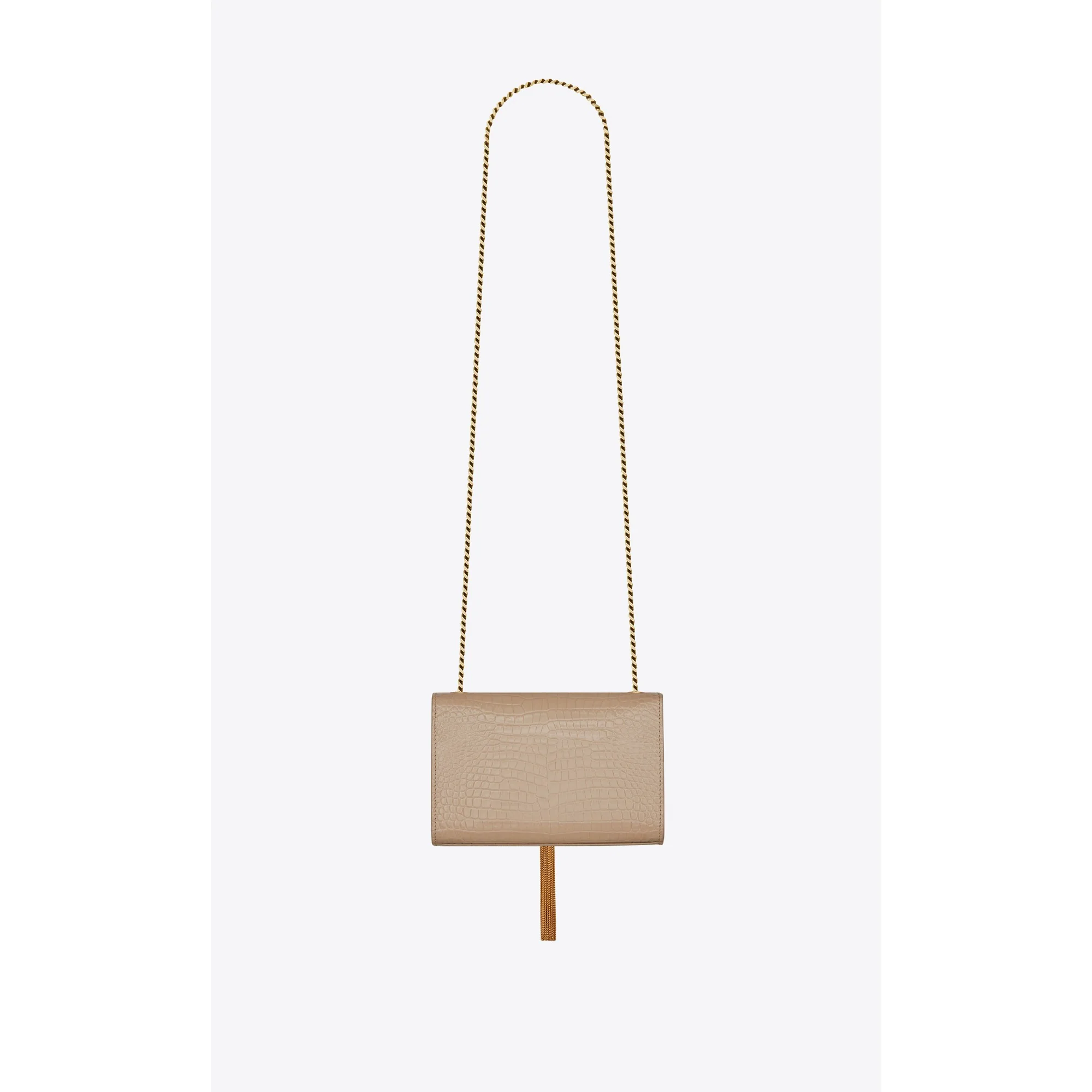 Small Kate Tassel Chain Bag - Dark Beige - Image 2