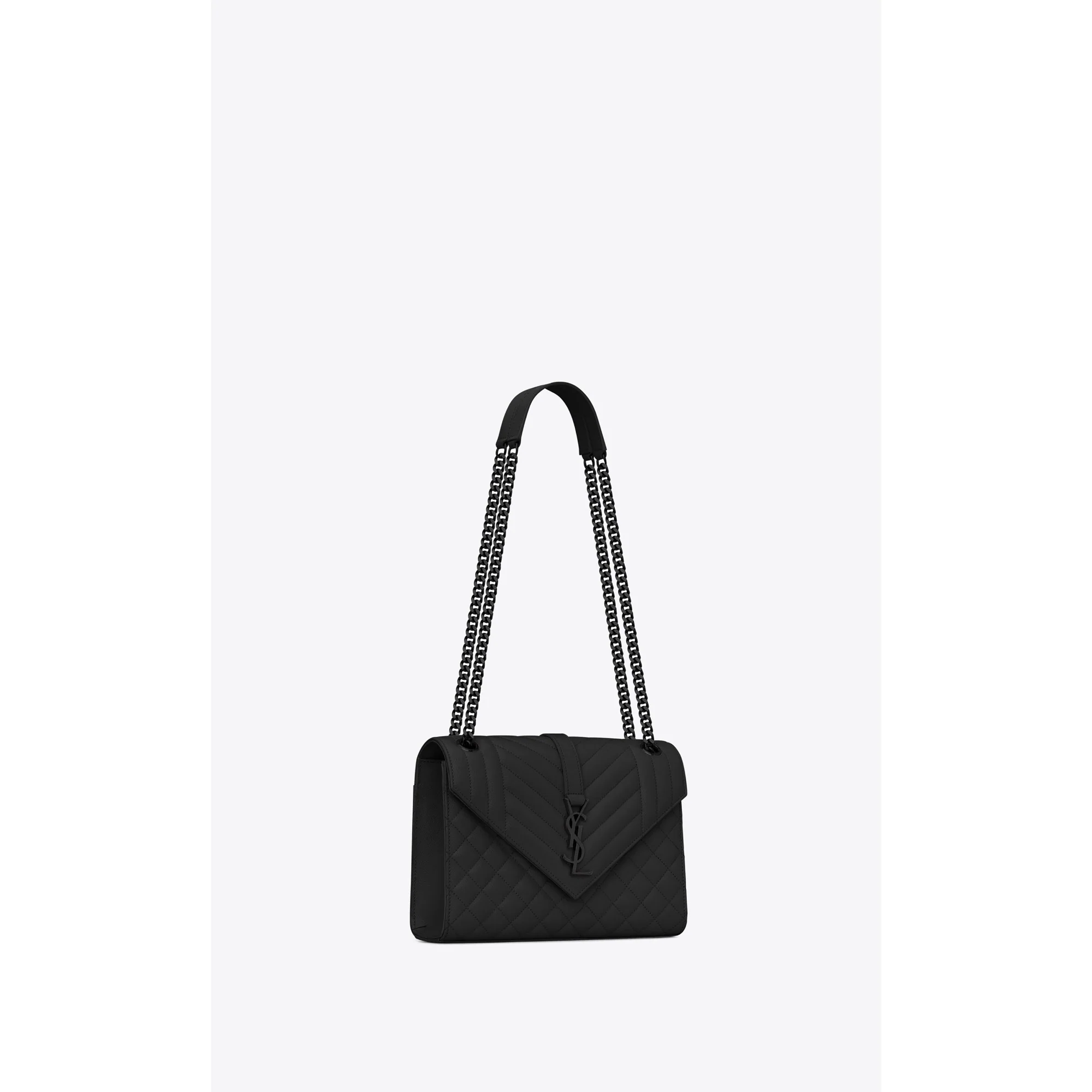 Medium Envelope Chain Bag - Nero - Image 5