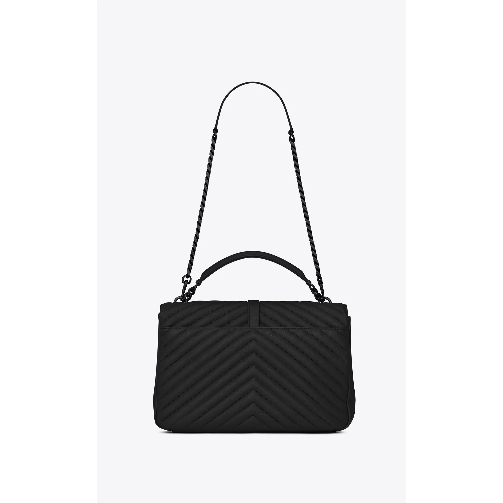 Large College Chain Bag - Nero - Image 2