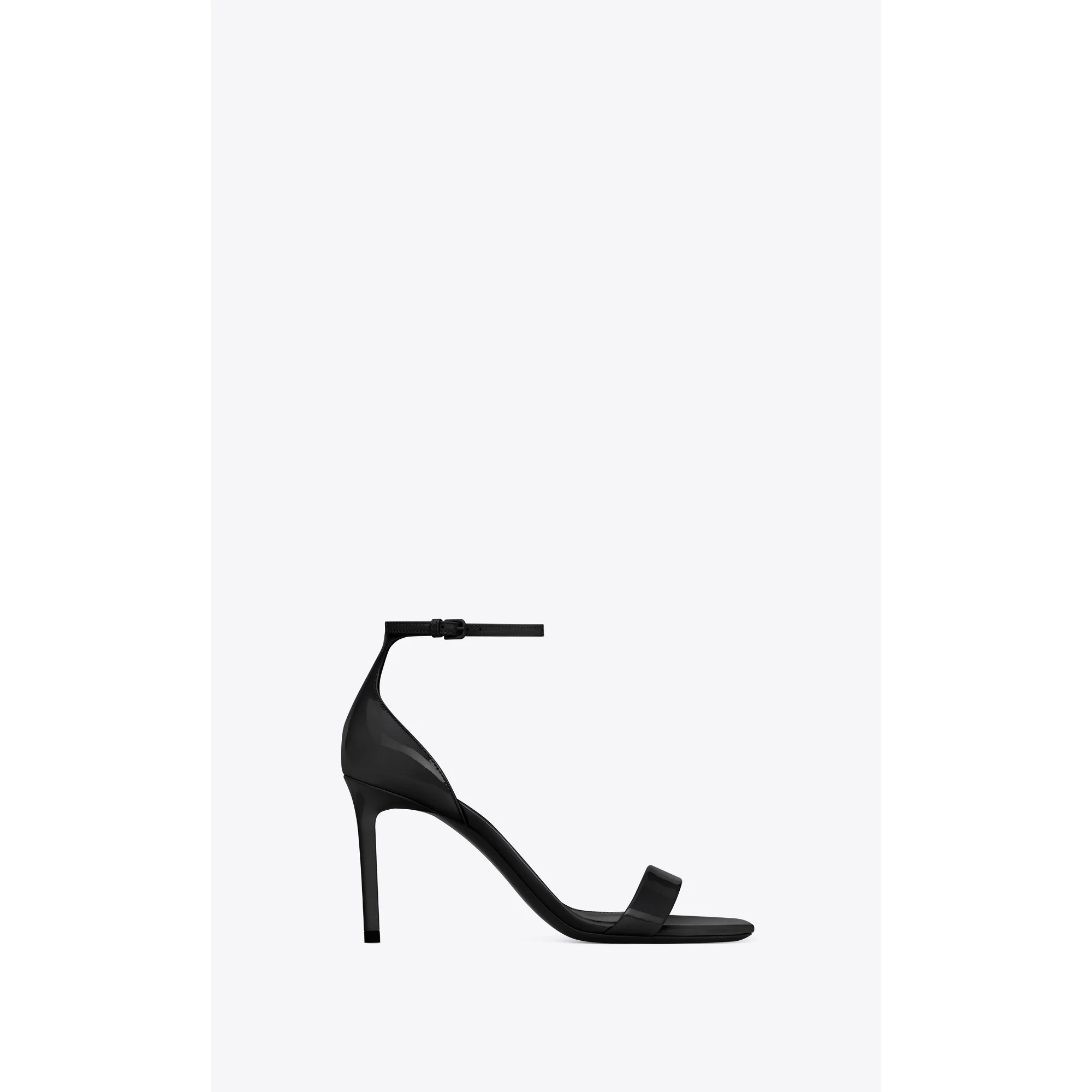 Amber 85 Ankle Strap Sandal - Nero