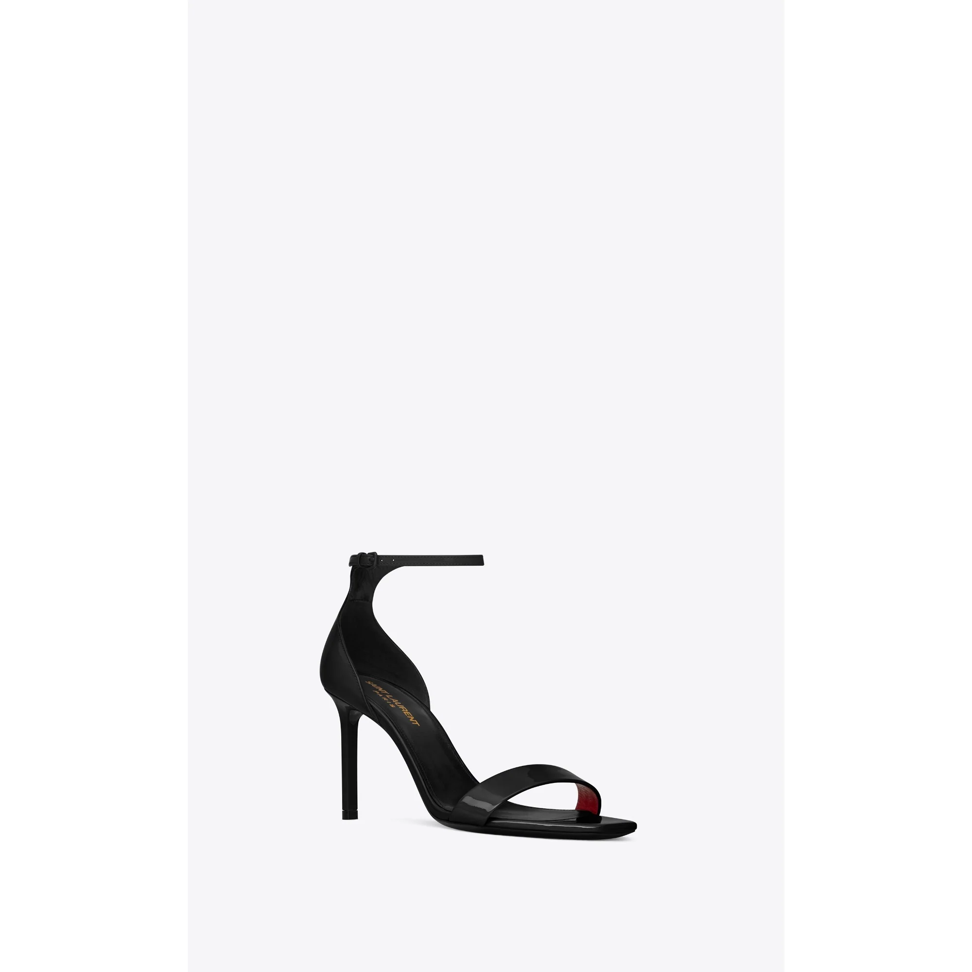 Amber 85 Ankle Strap Sandal - Nero - Image 3