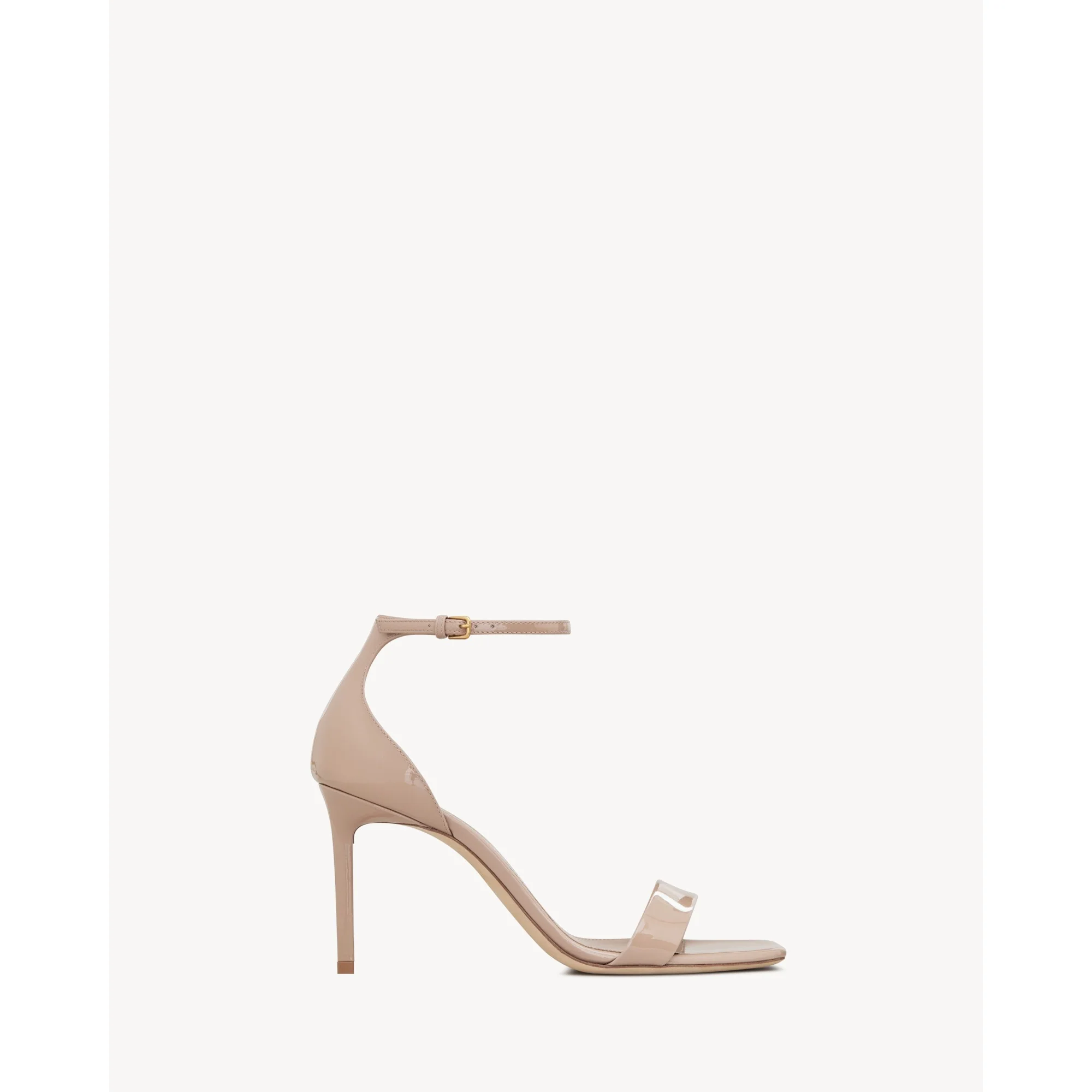 Amber 85 Ankle Strap Sandal - Nude