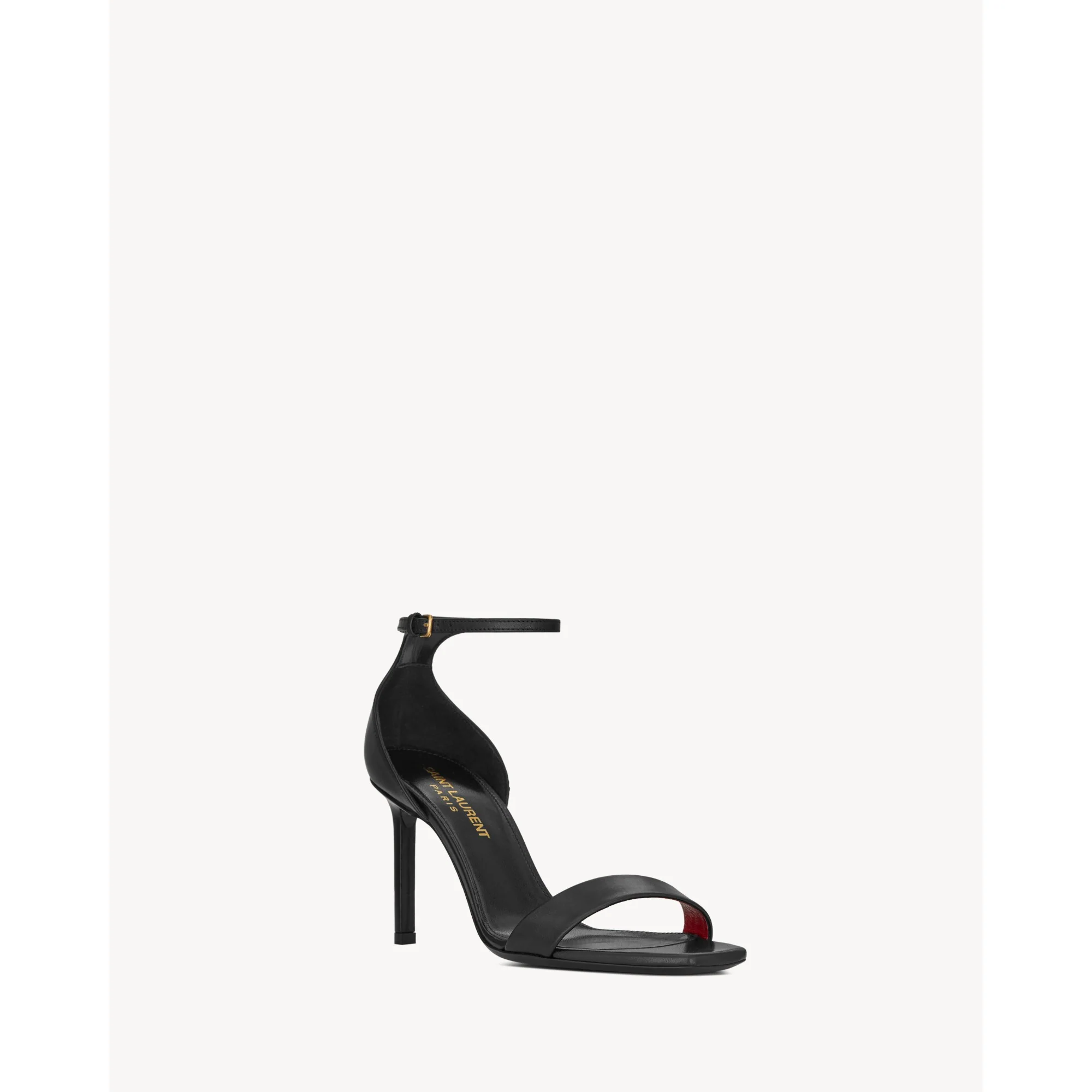 Amber 85 Ankle Strap Sandal - Nero - Image 3