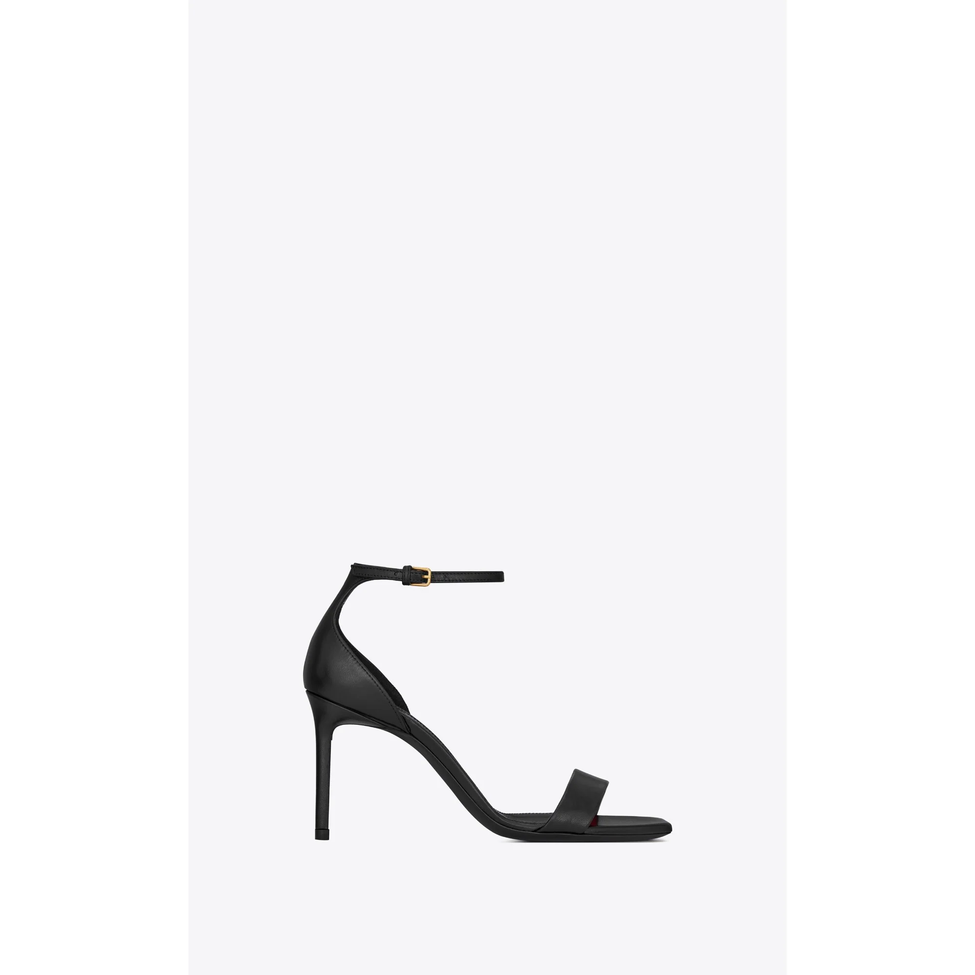 Amber 85 Ankle Strap Sandal - Nero