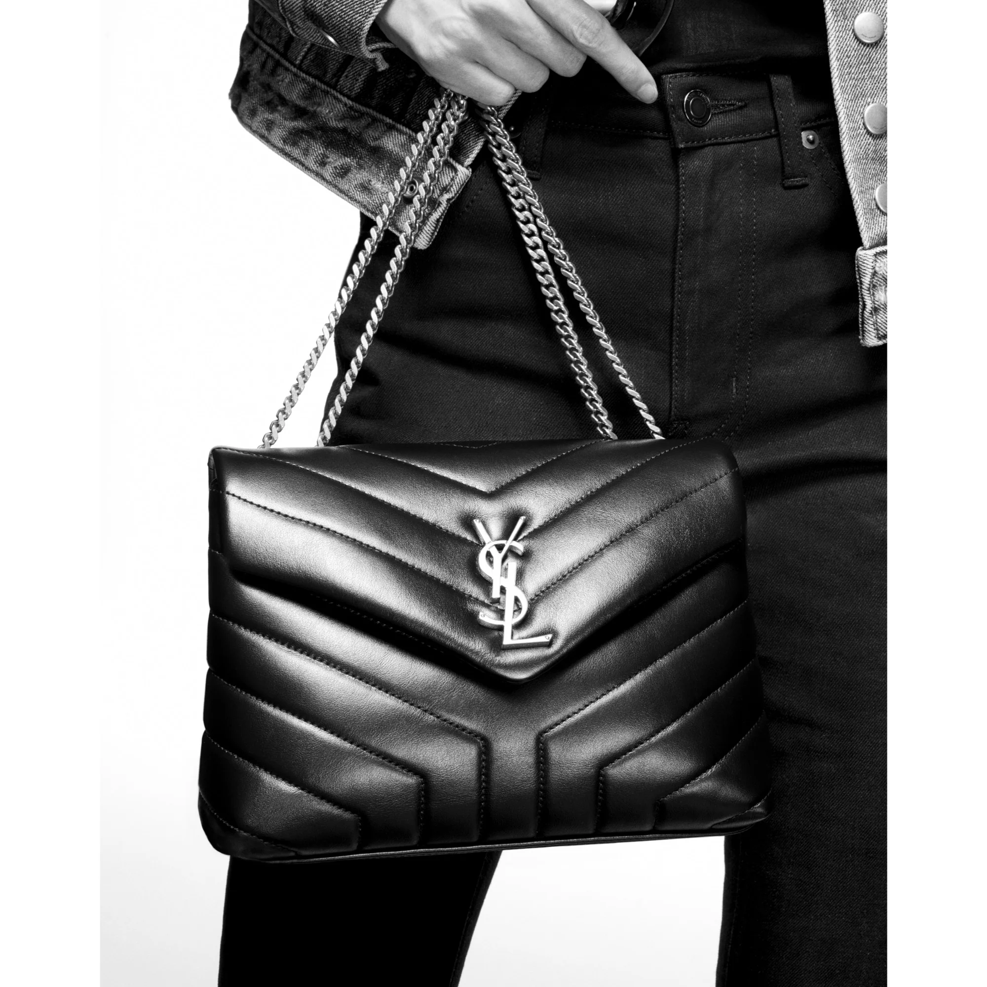 Small Loulou Chain Bag - Sea Turq/Sea Turq - Image 7