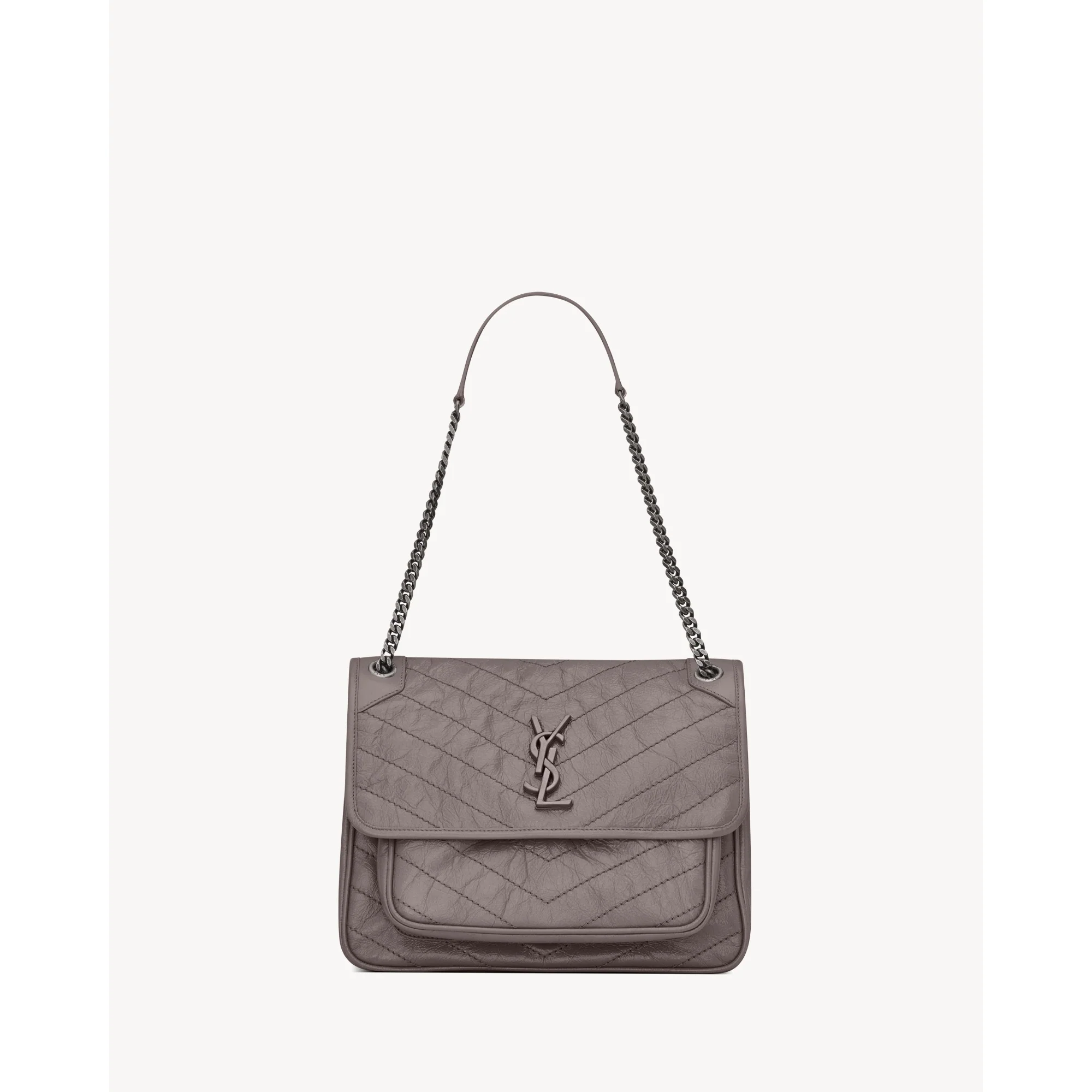 Large Niki Chain Bag - Fog