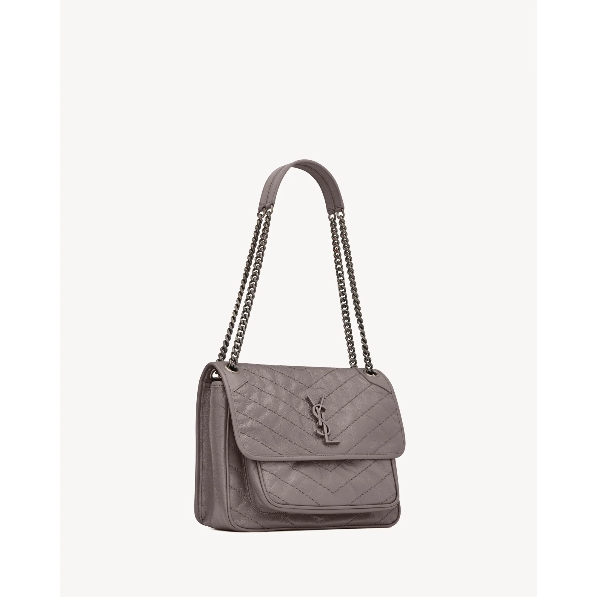 Large Niki Chain Bag - Fog - Image 5