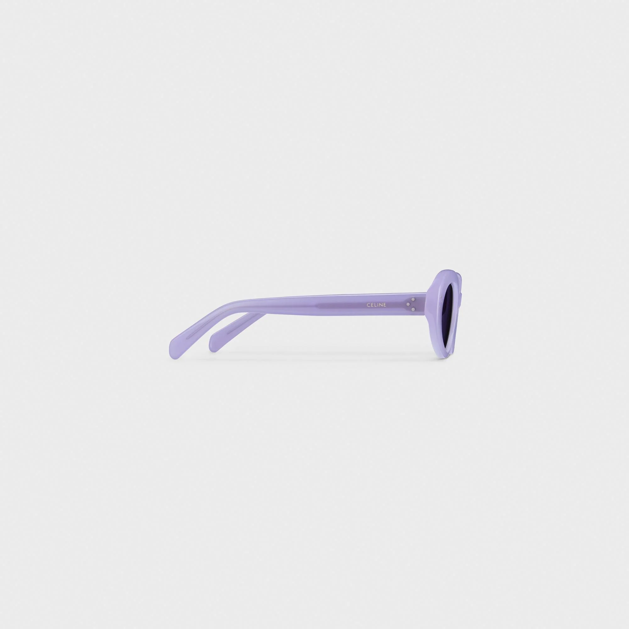 Cat Eye S193 Sunglasses - Milky Lilac - Image 3