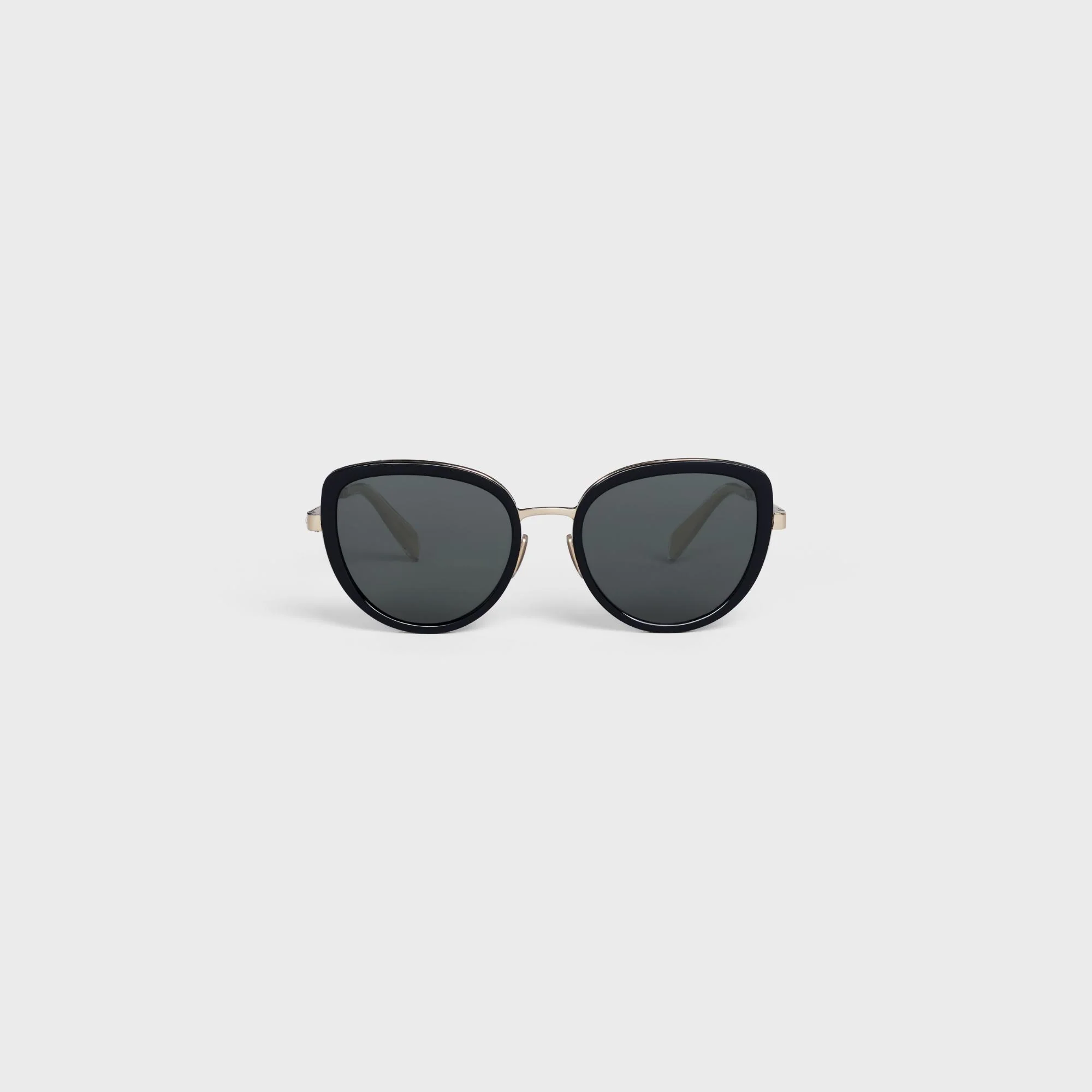 Metal Frame 22 Sunglasses - Black/Gold