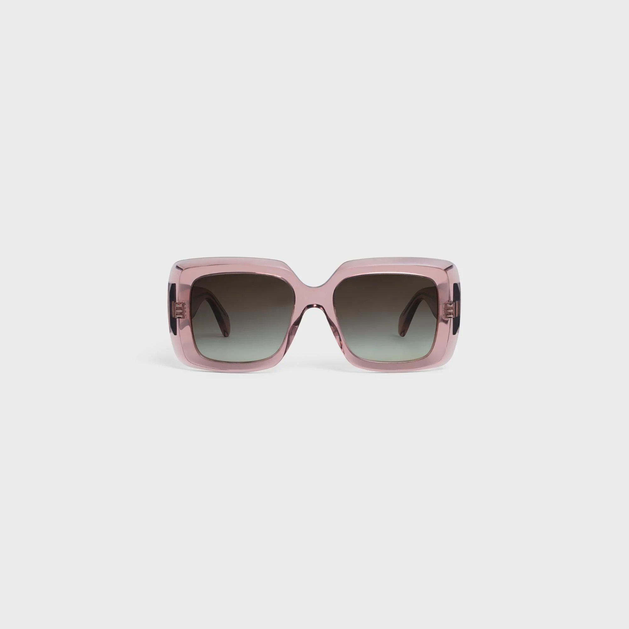Square S263 Sunglasses - Transparent Rose Caramel