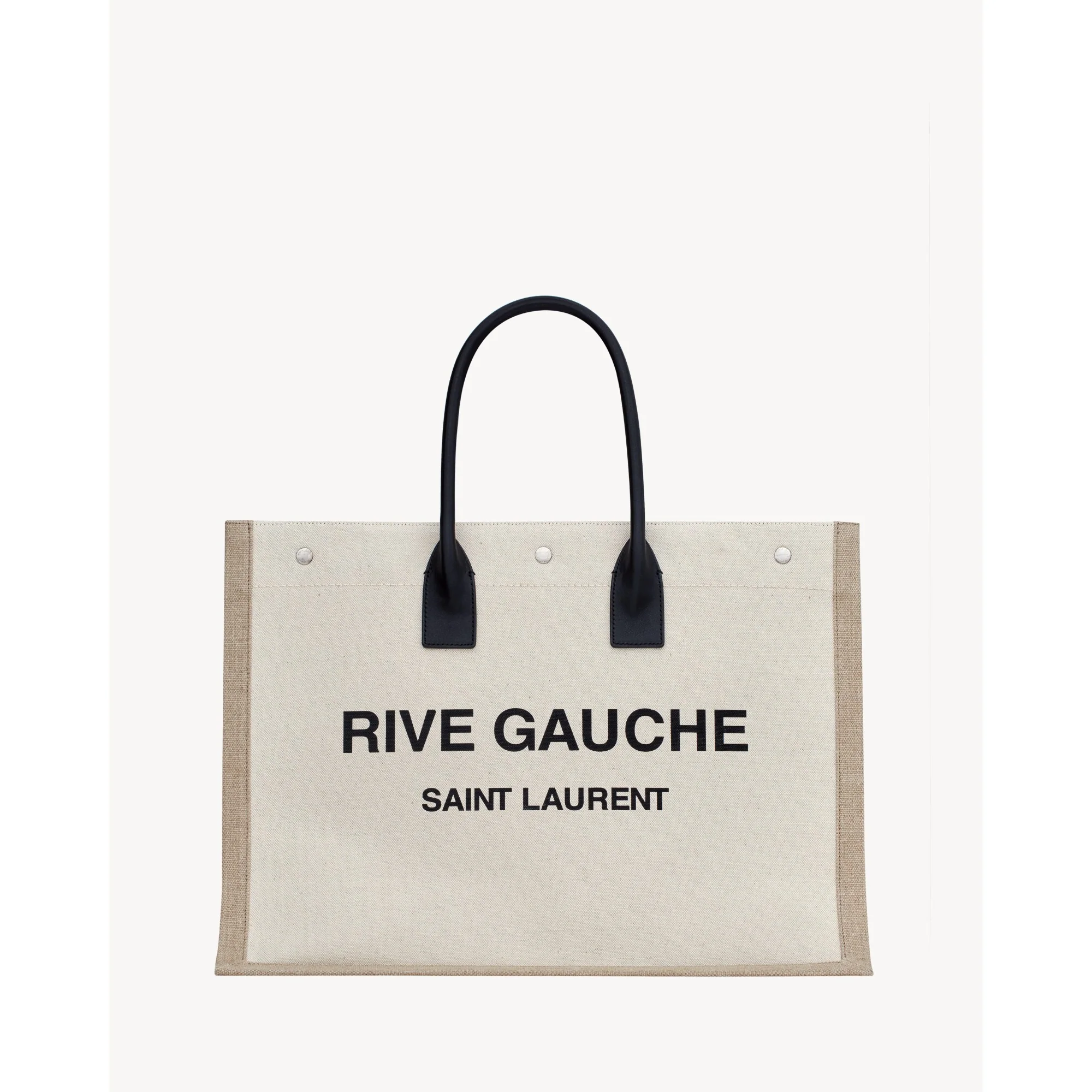 Large Tote Bag Rive Gauche - Greggio/Natural