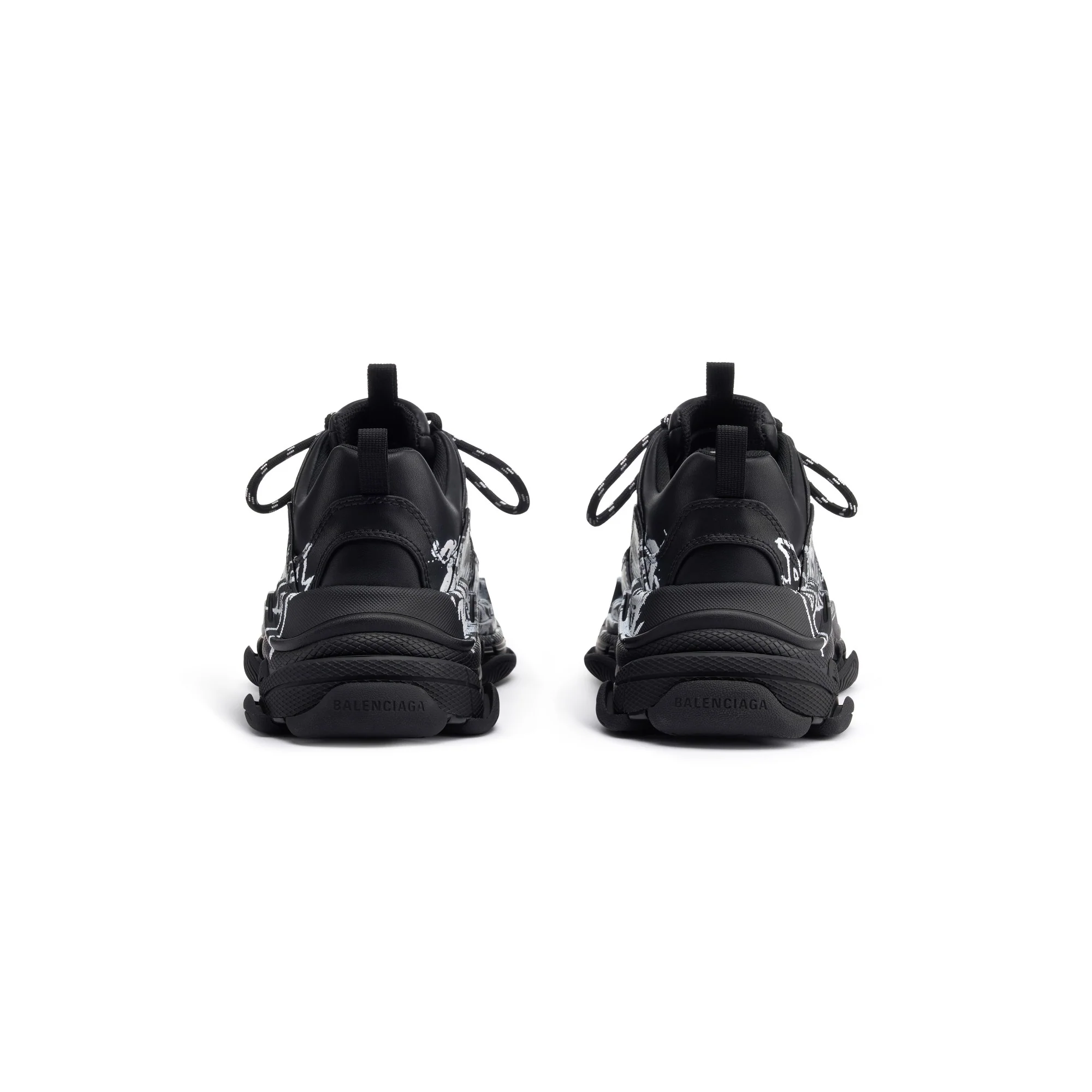 Triple S Lny Print - Black/White - Image 5