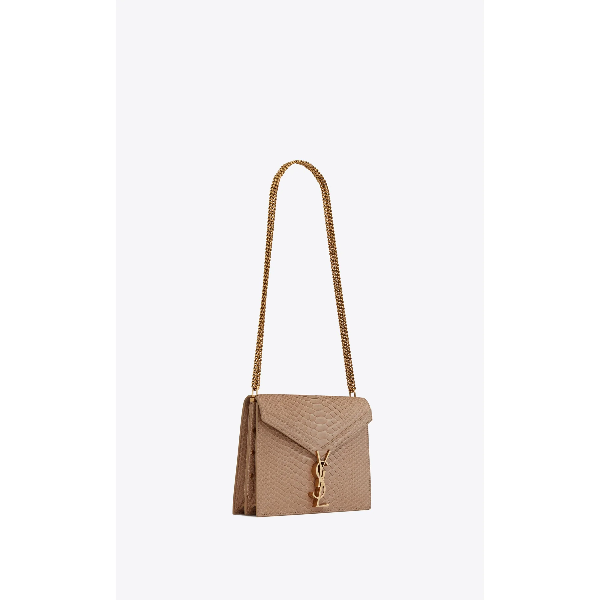 Medium Cassandra Chain Bag - Warm Beige - Image 6