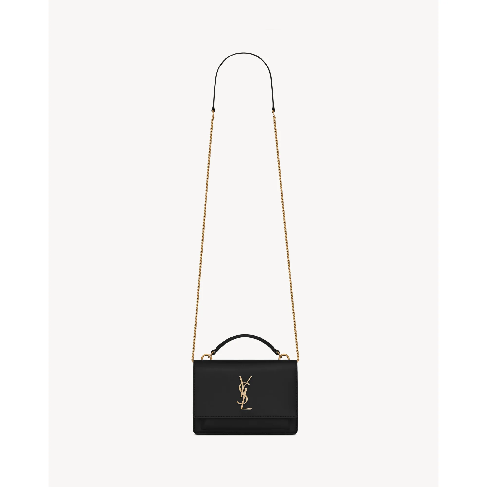 Mini Sunset Top Handle Bag - Nero