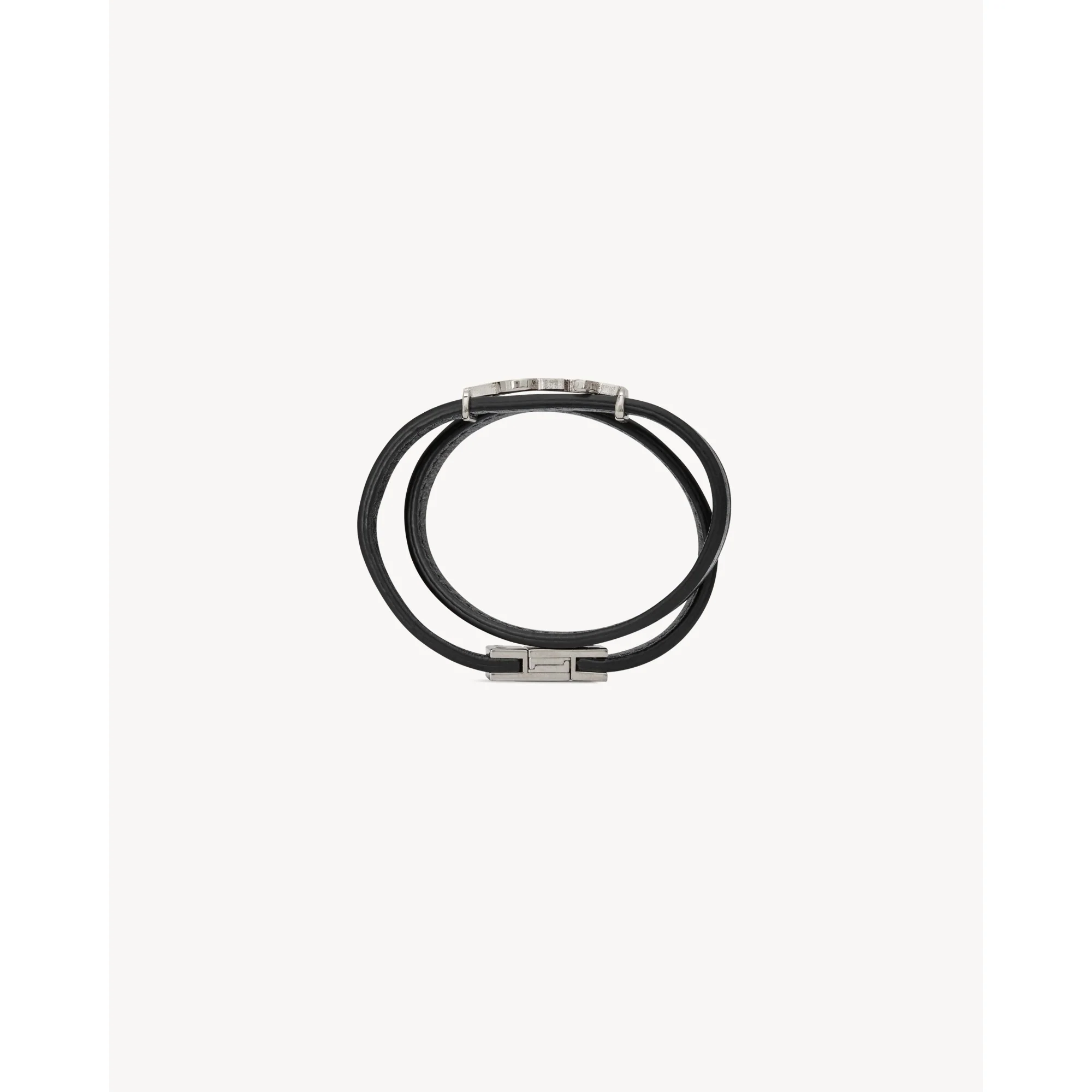 Bracelet Double Tour YSL - Nero - Image 2