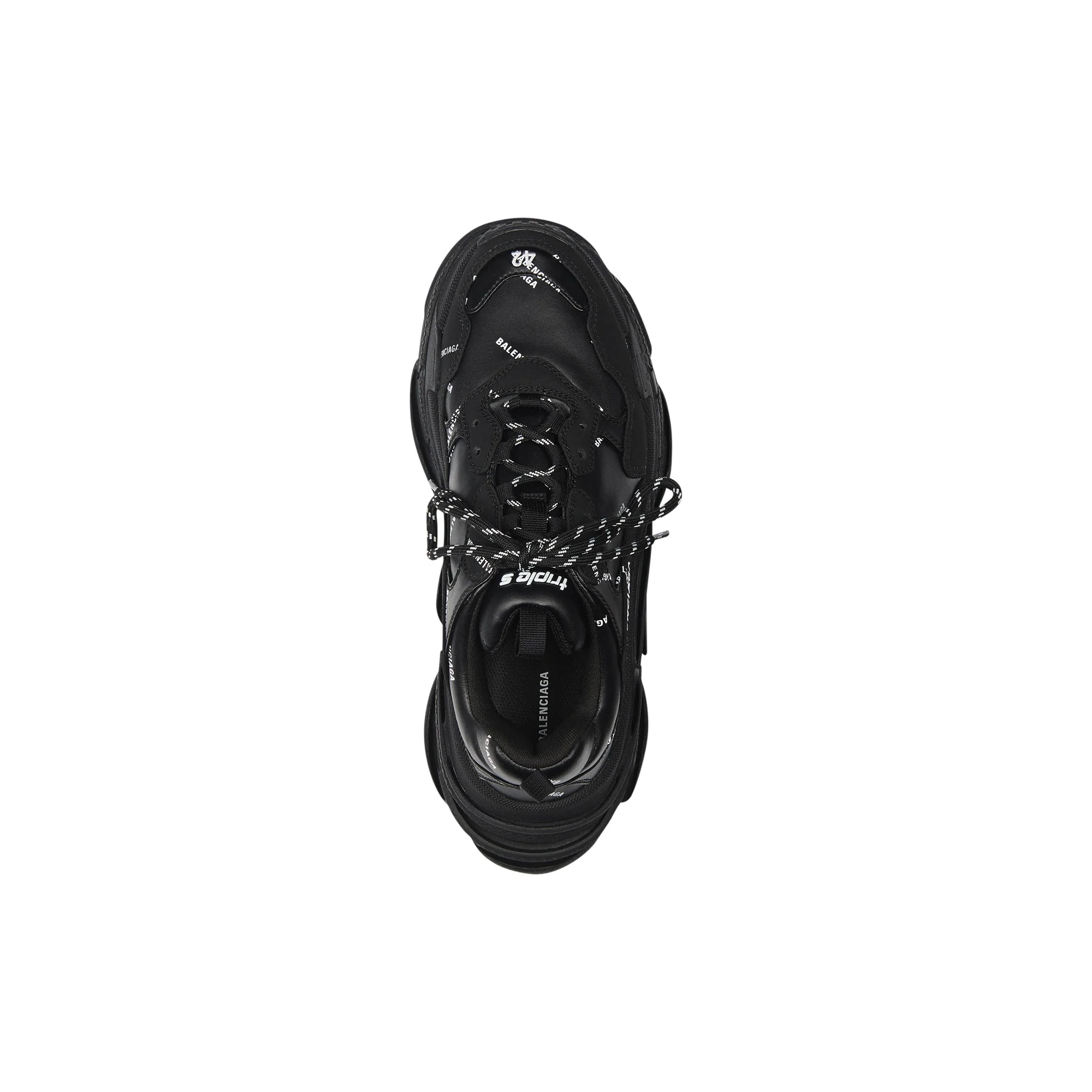 Triple S Allover Logo - Black/White - Image 4