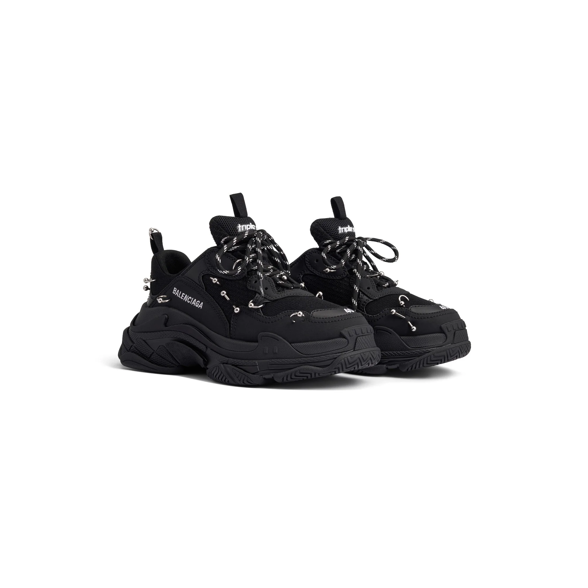 Triple S Piercing/Nw - Black/Silver - Image 5