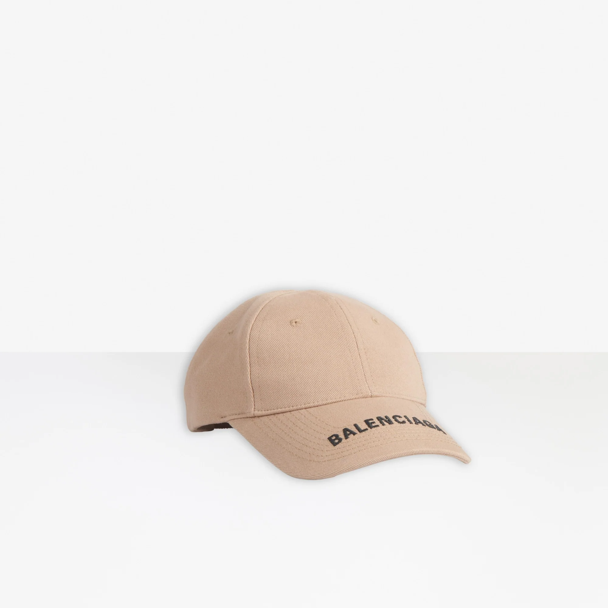 Hat Logo Visor Cap Seasonal - Beige/Black - Image 4