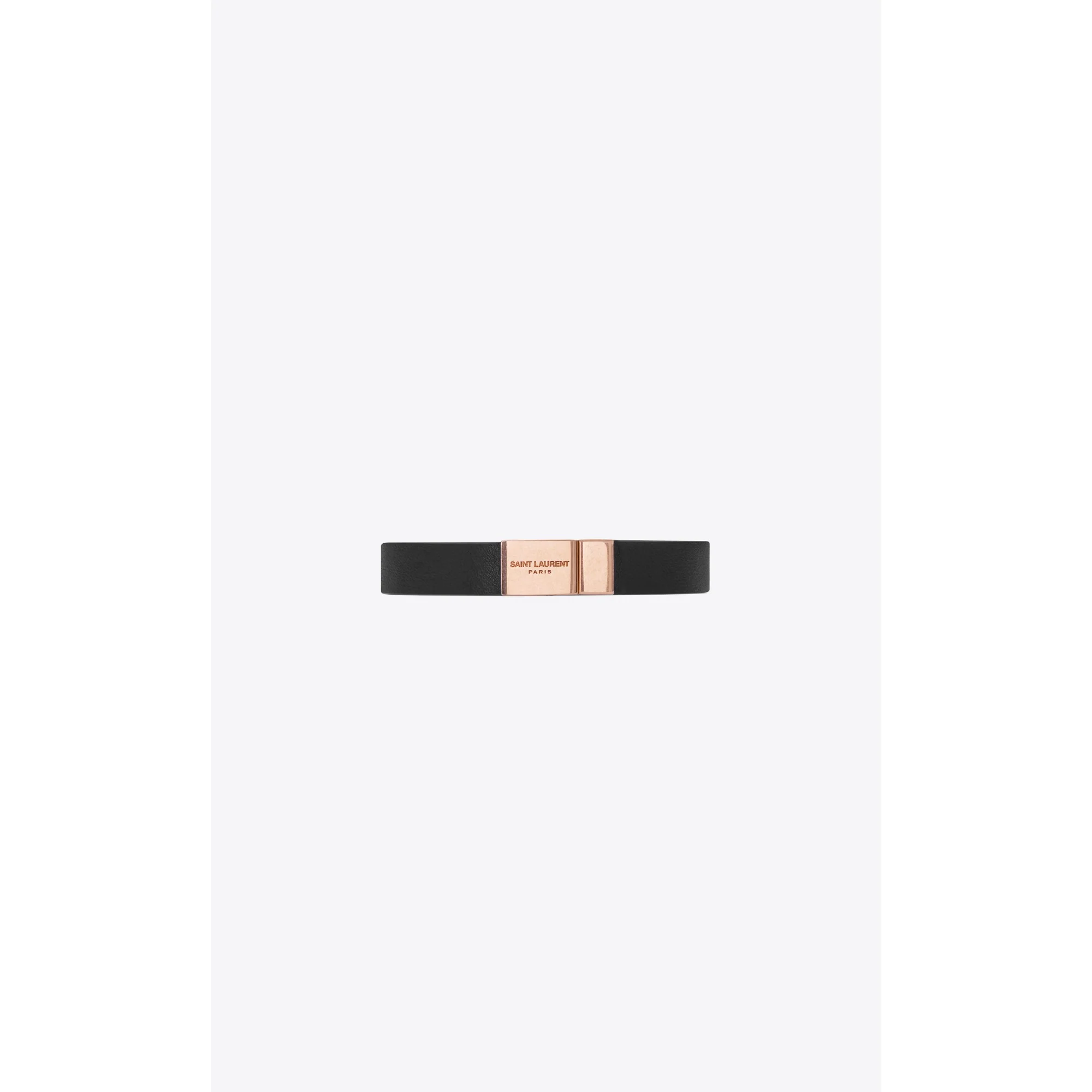YSL Single Wrap Bracelet - Nero - Image 4
