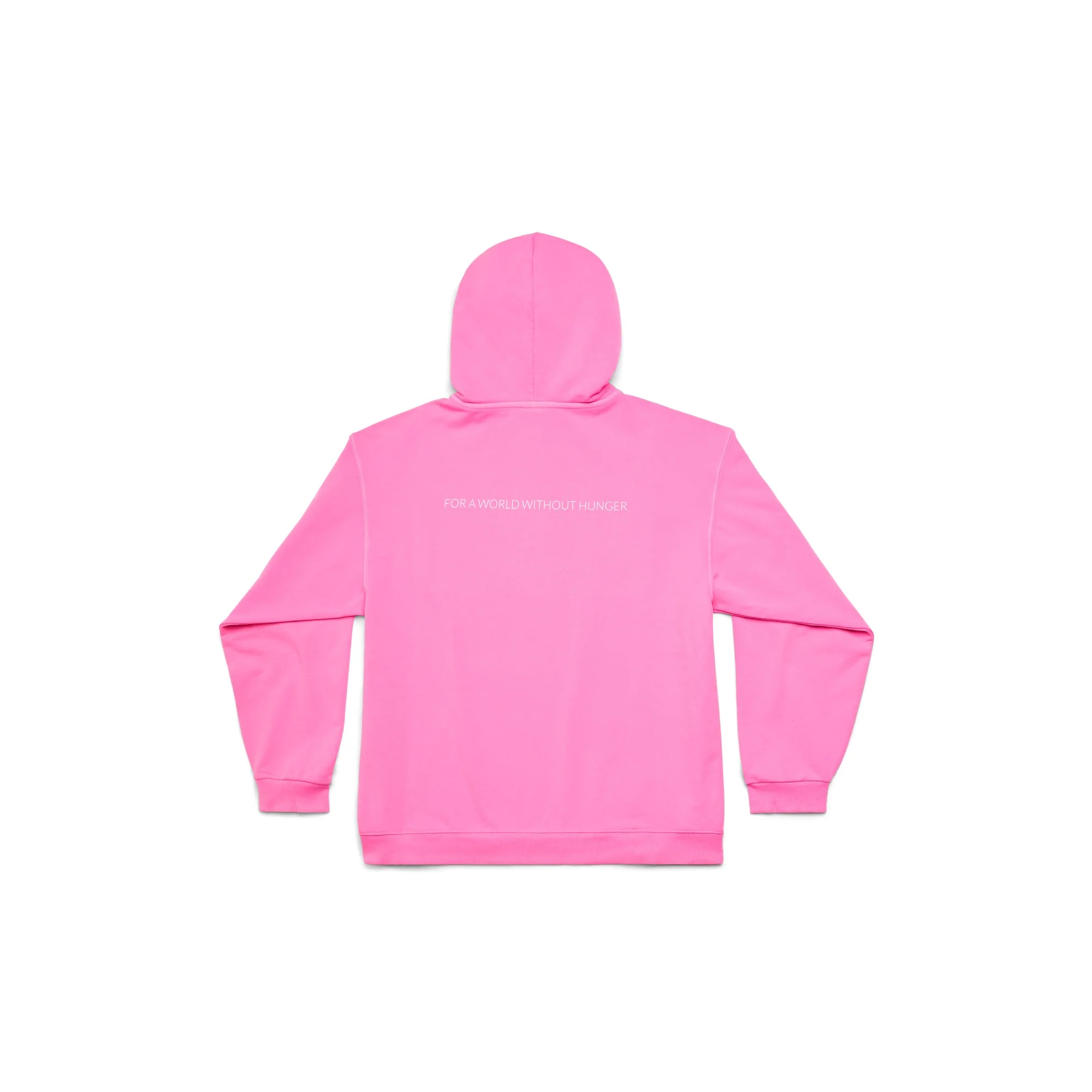 Medium Fit Hoodie - Fluo Pink/White - Image 2