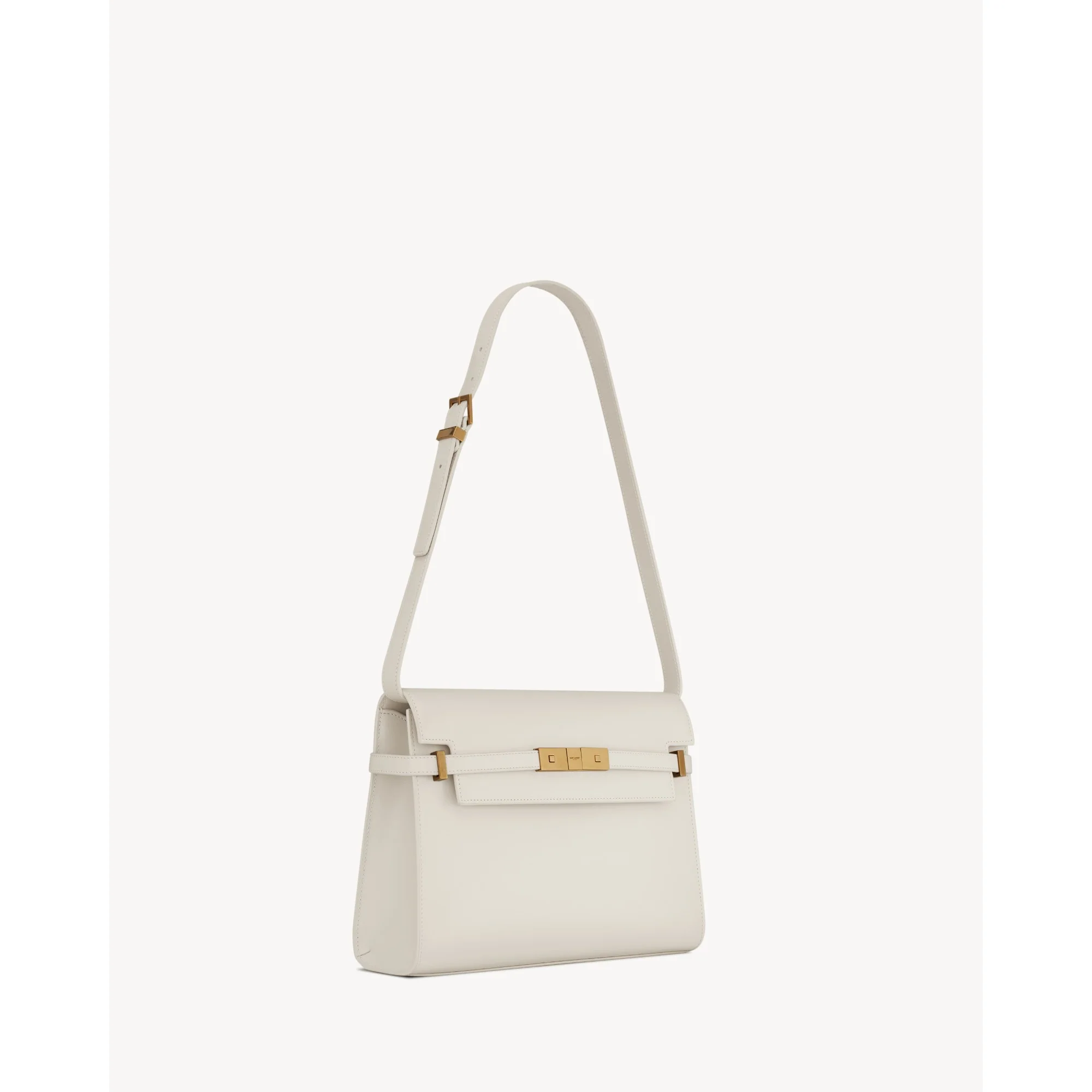 Medium Manhattan Shoulder Bag - Crema Soft - Image 5