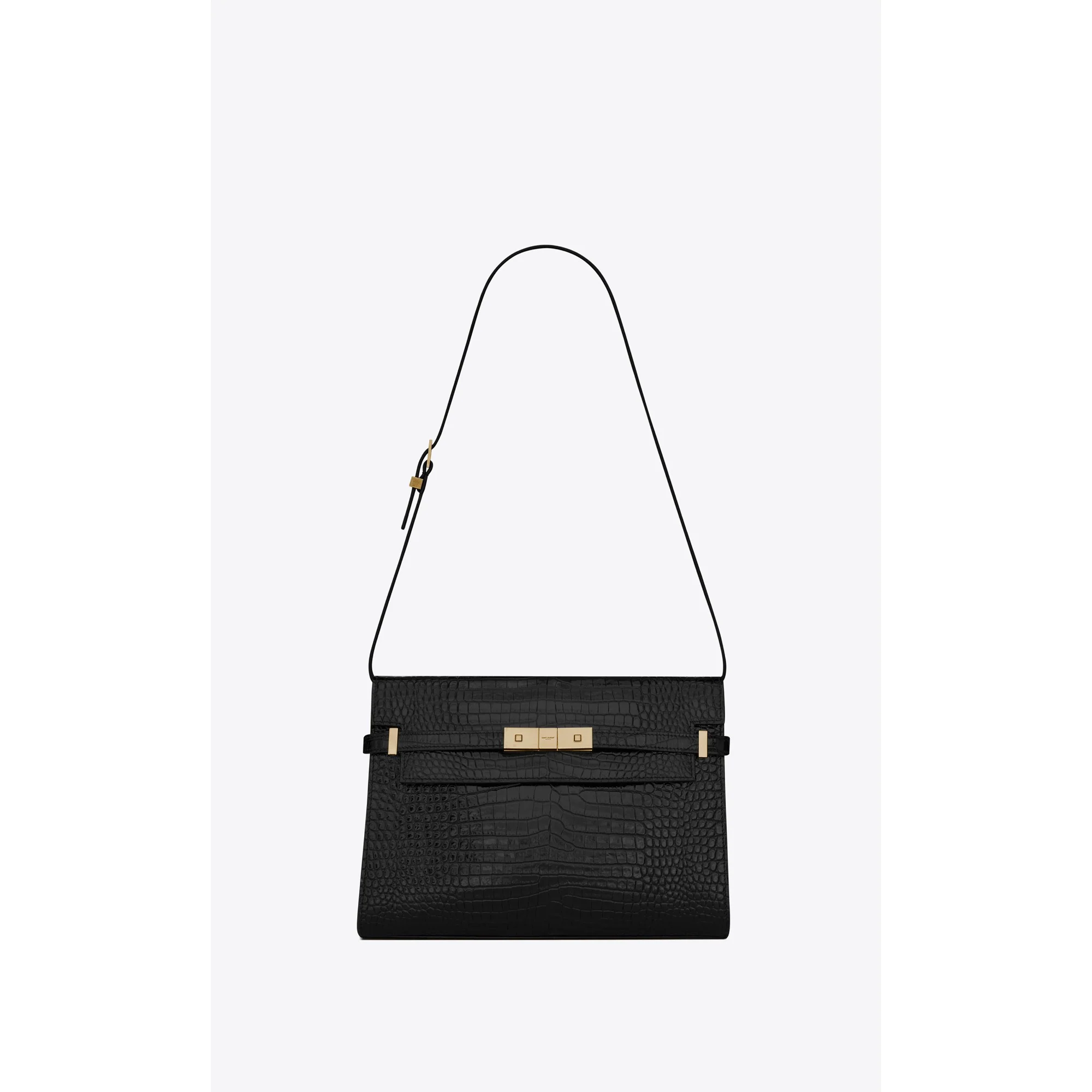 Medium Manhattan Shoulder Bag - Nero