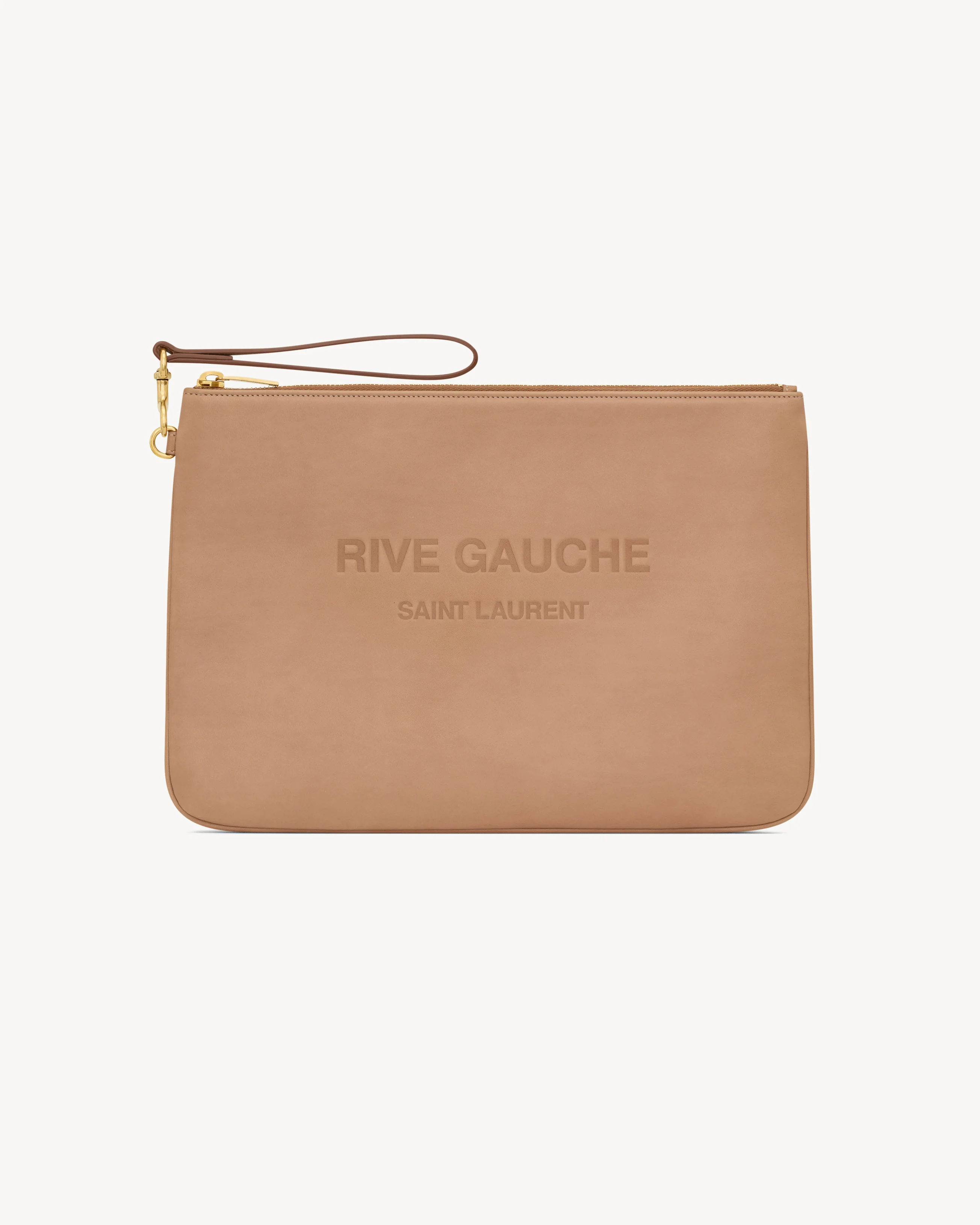 Beach Pouch Rive Gauche - Vintage Brown Gold