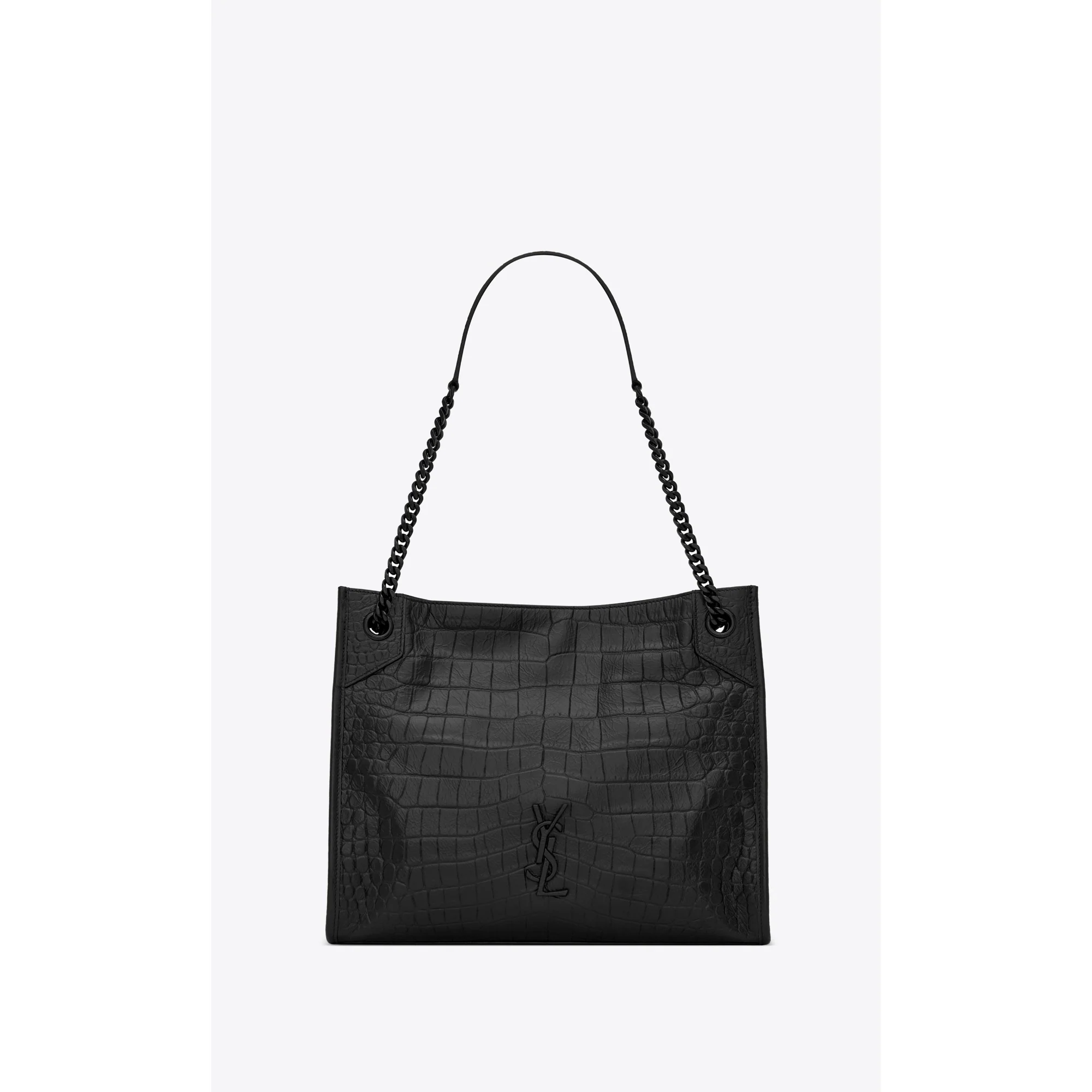 Medium Niki Chain Bag - Nero