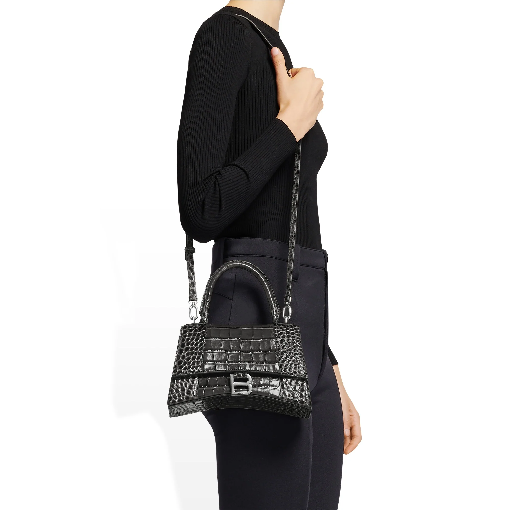 Hourglass Top Handle S Aj - Dark Grey - Image 6