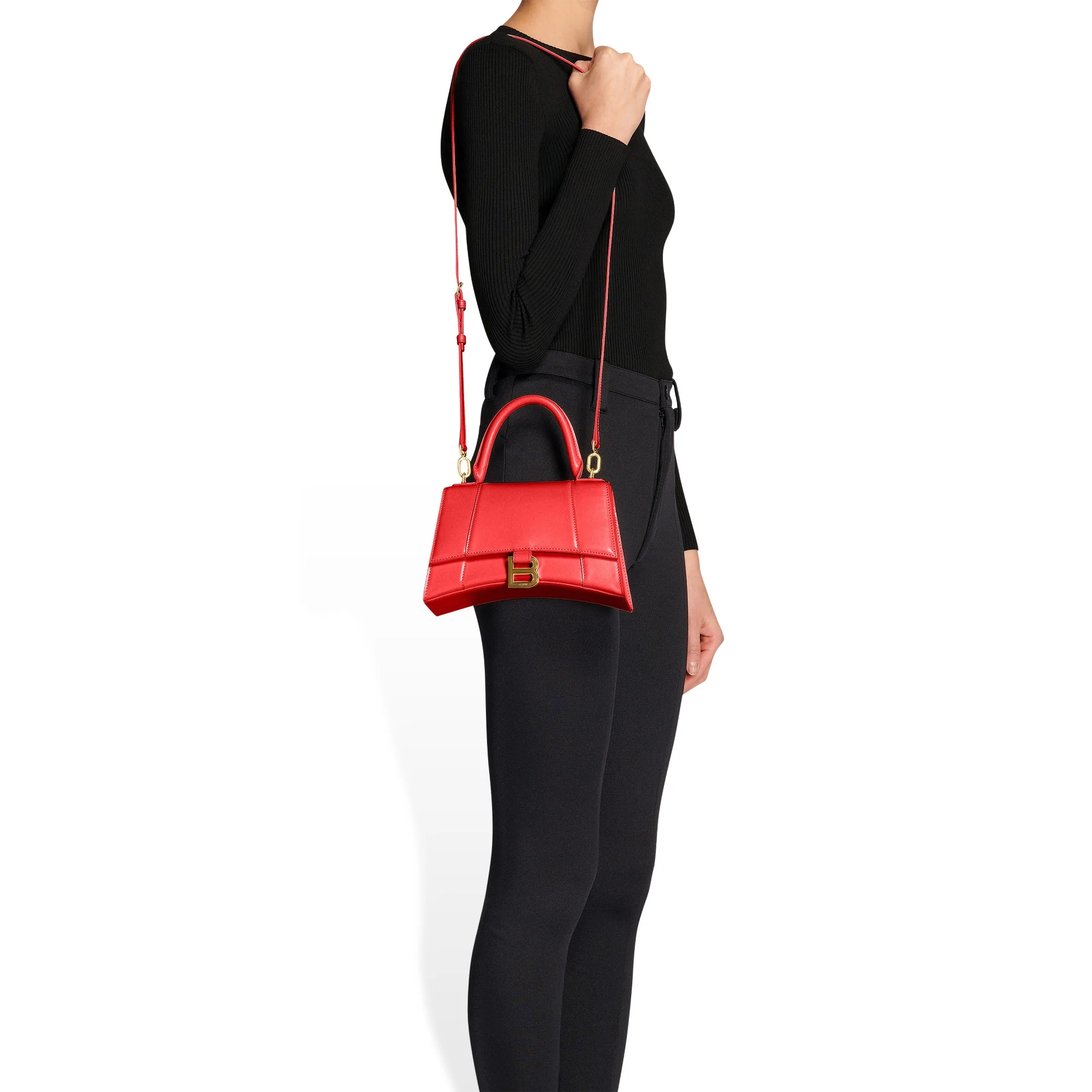 Hourglass Top Handle S Aj - Bright Red - Image 5