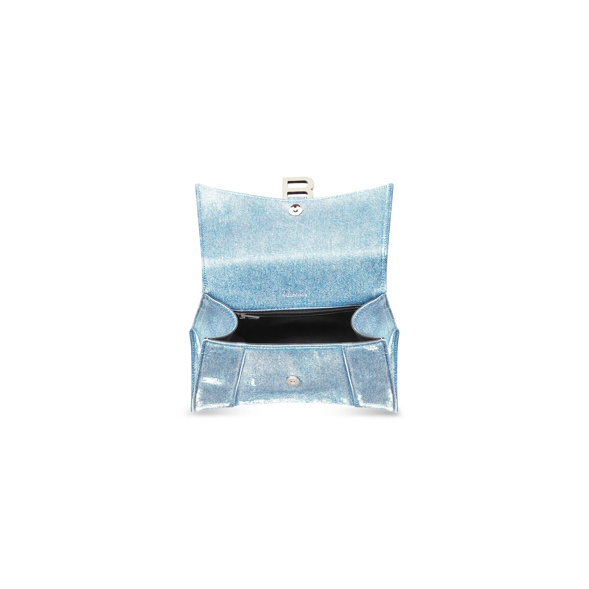 Hourglass Top Handle S Aj - Denim Blue - Image 3