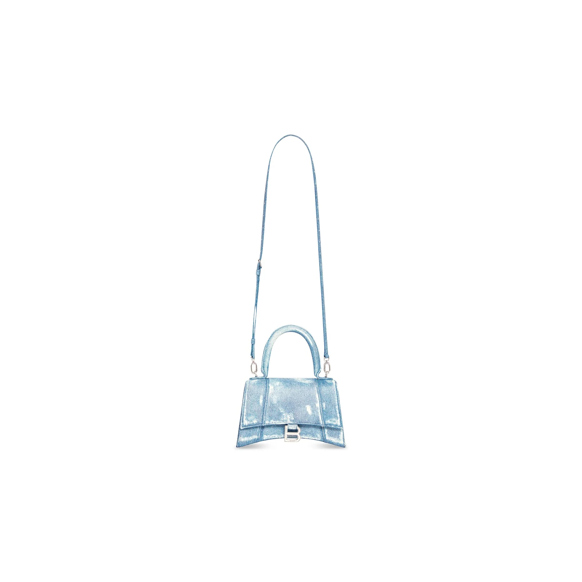 Hourglass Top Handle S Aj - Denim Blue - Image 4
