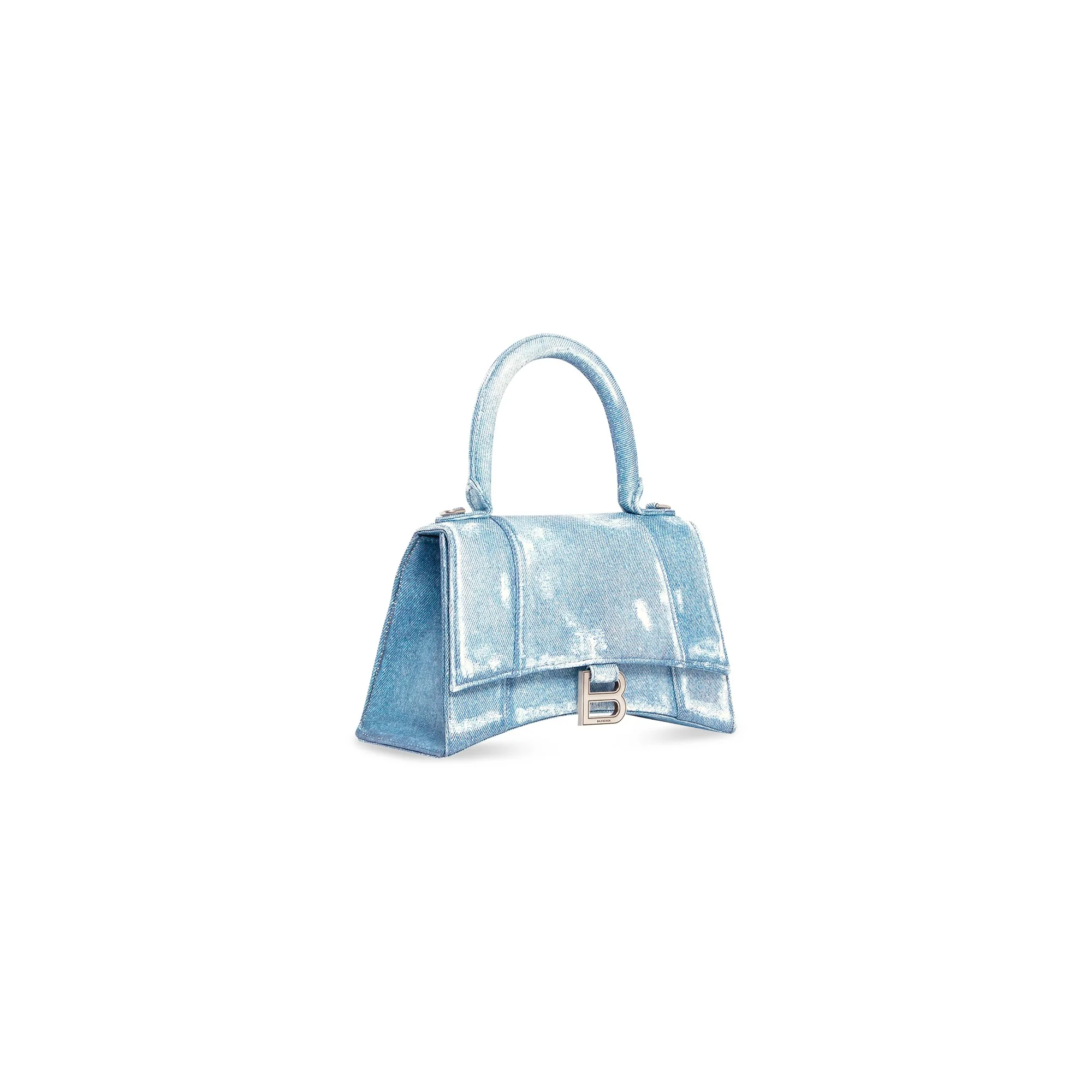 Hourglass Top Handle S Aj - Denim Blue - Image 7