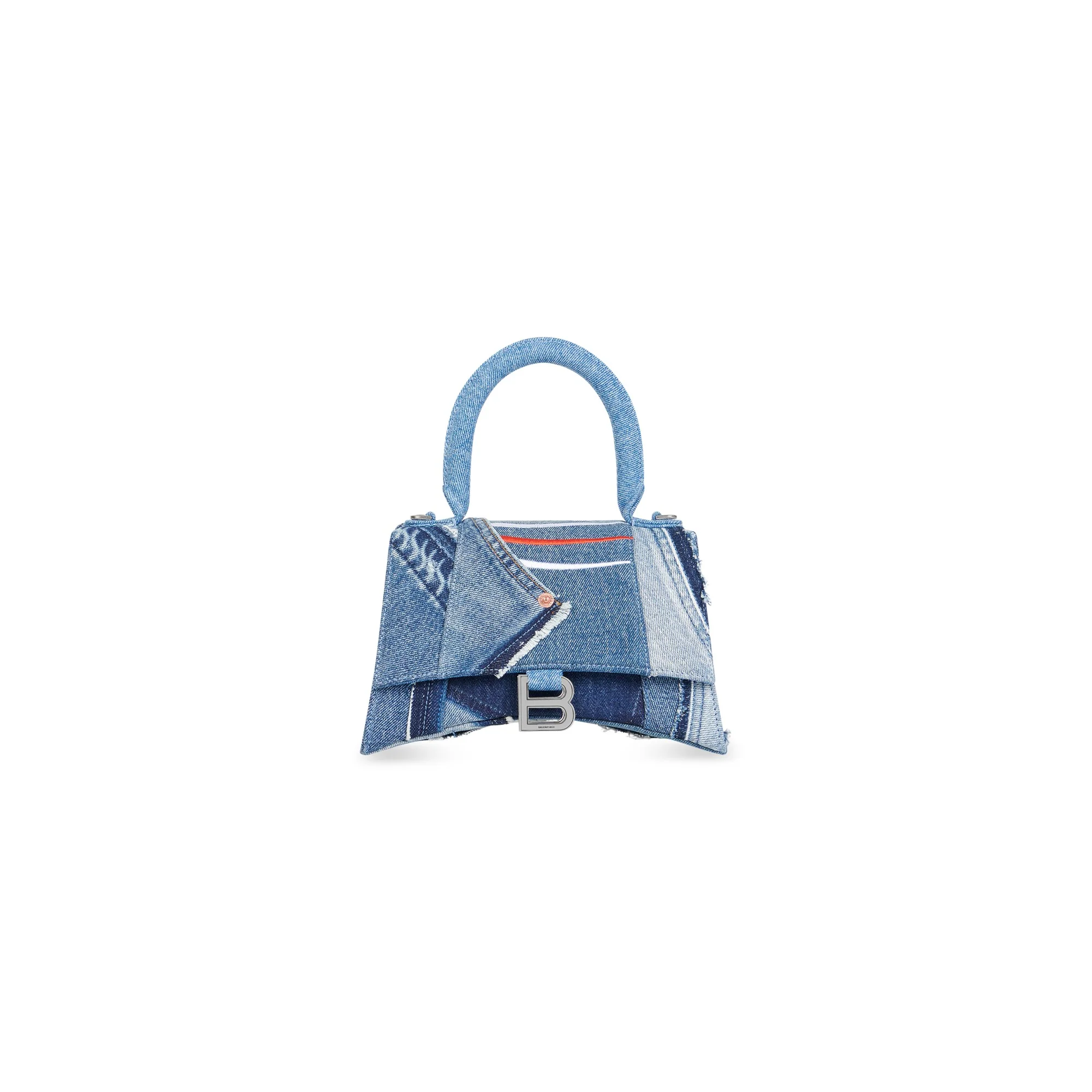 Hourglass Top Handle S Aj - Washed Blue