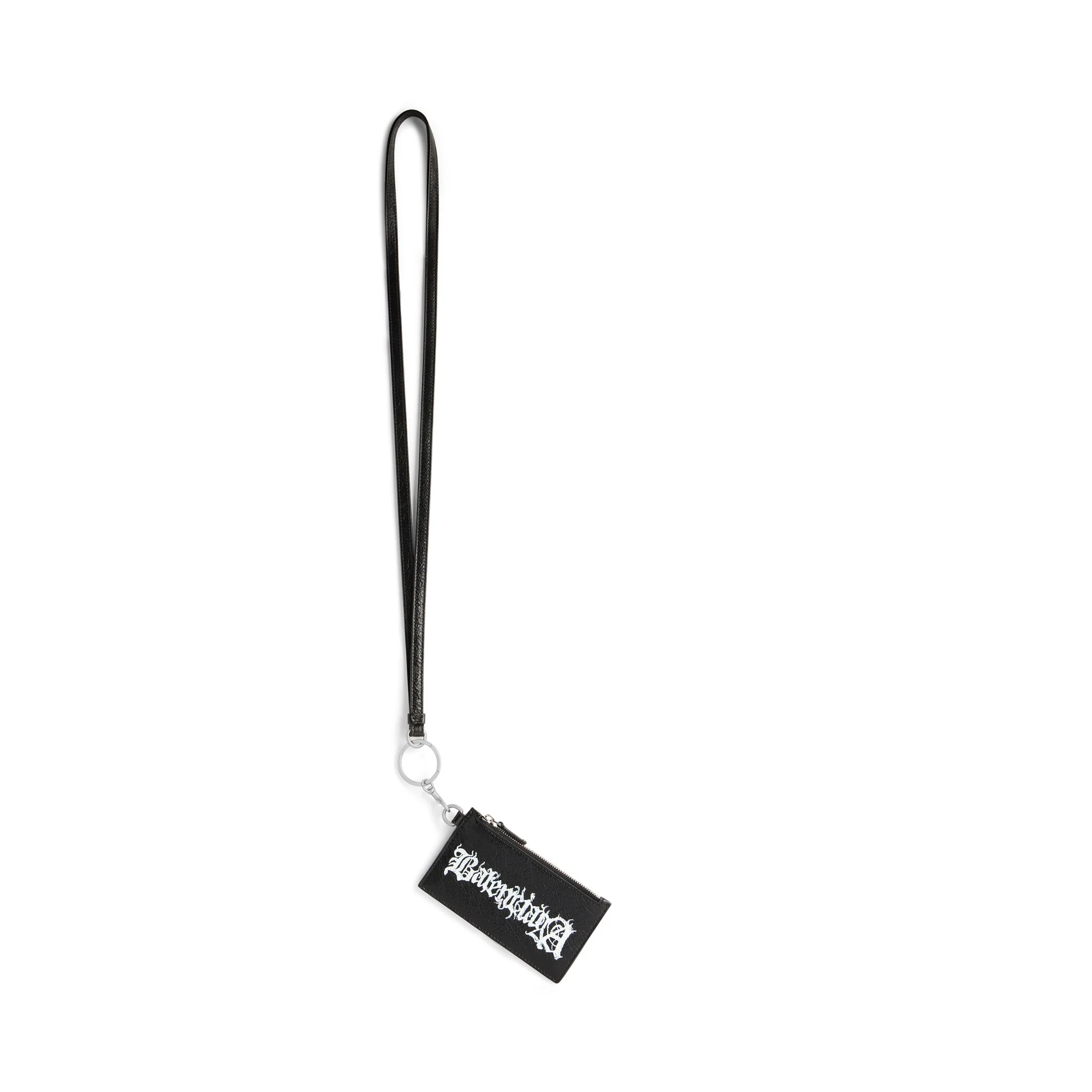 Cash Card Case On Keyring - Black