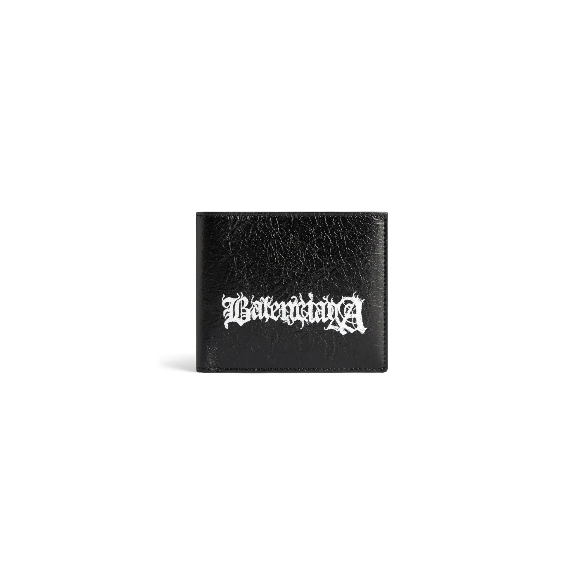 Cash Square Folded Wallet - Black