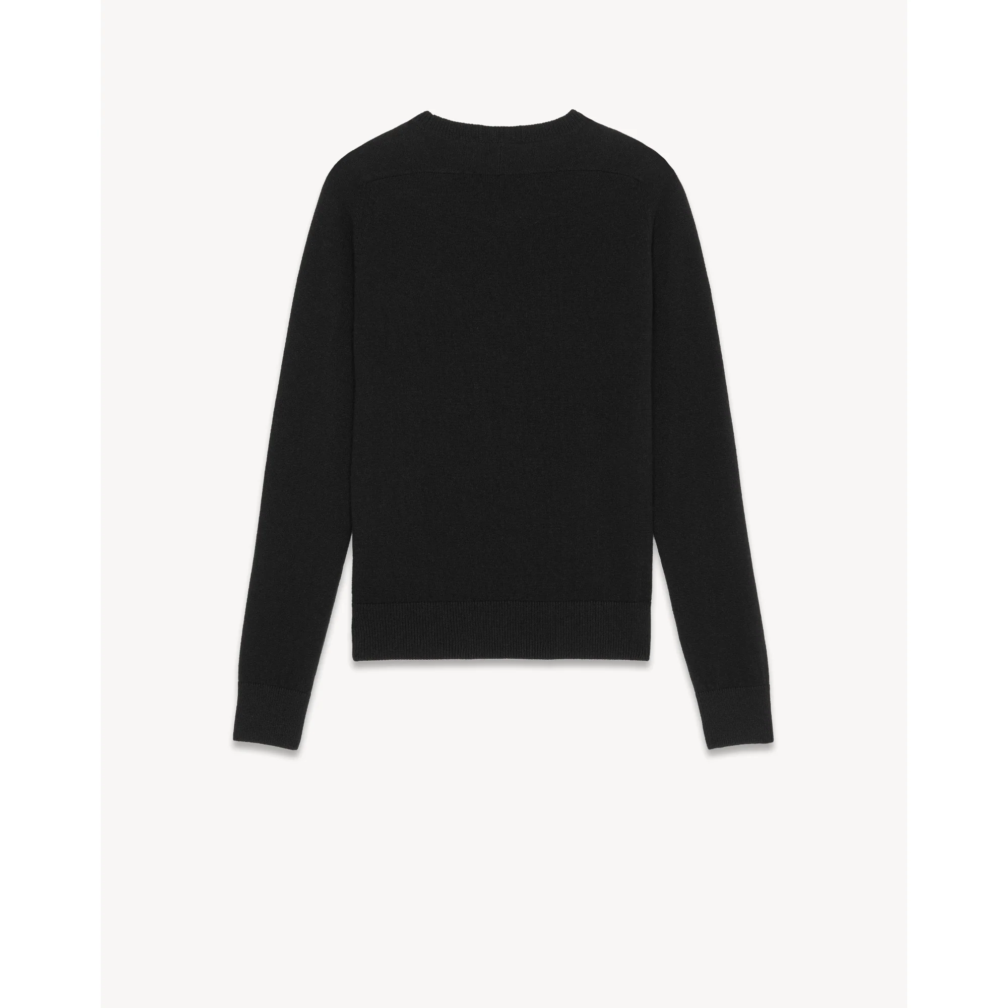 Pull Round Collar Manches Marteau - Noir - Image 2