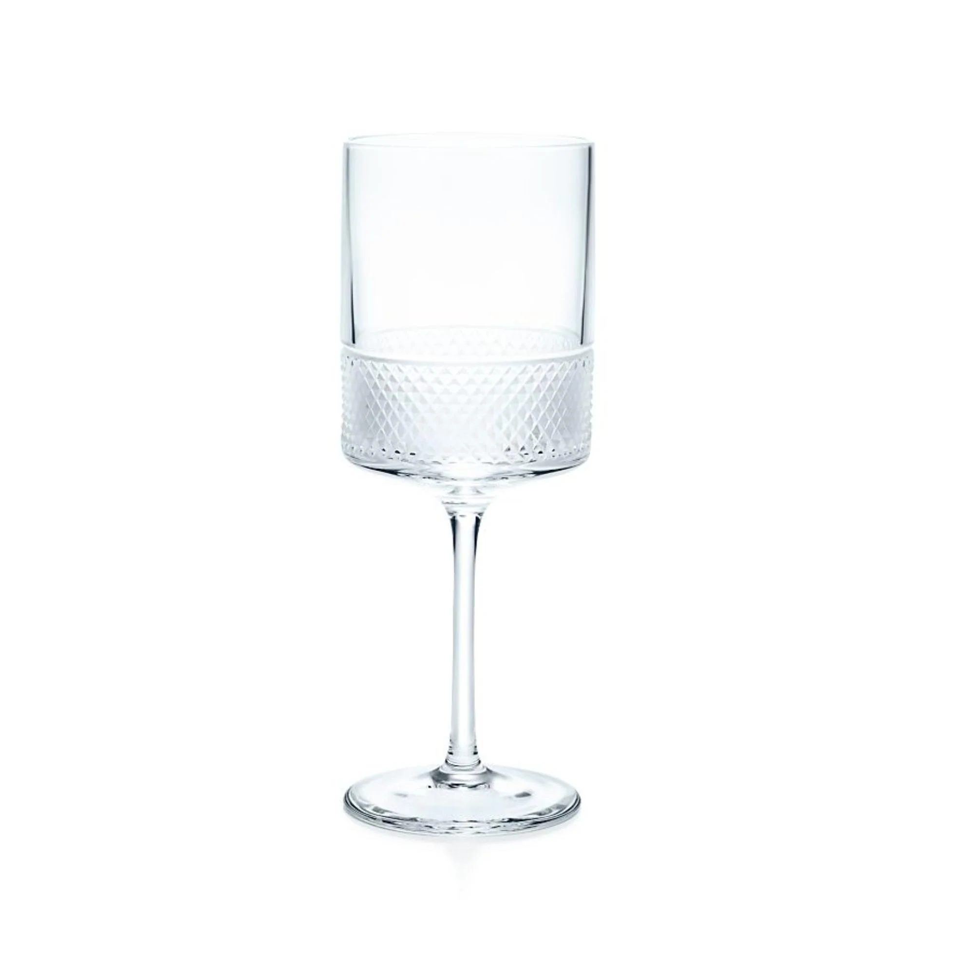 60561915 - Dmnd Pt Crys Gls Wine Glass