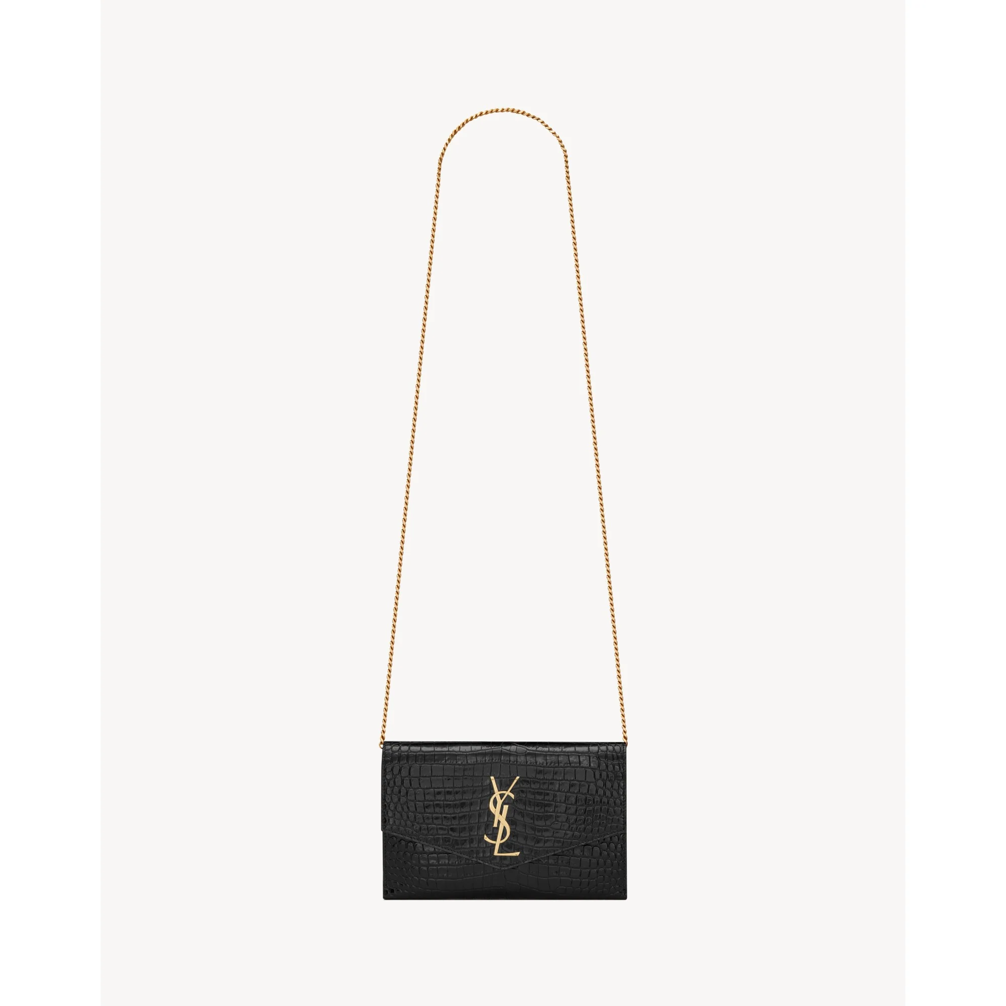 Uptown Chain Wallet - Nero