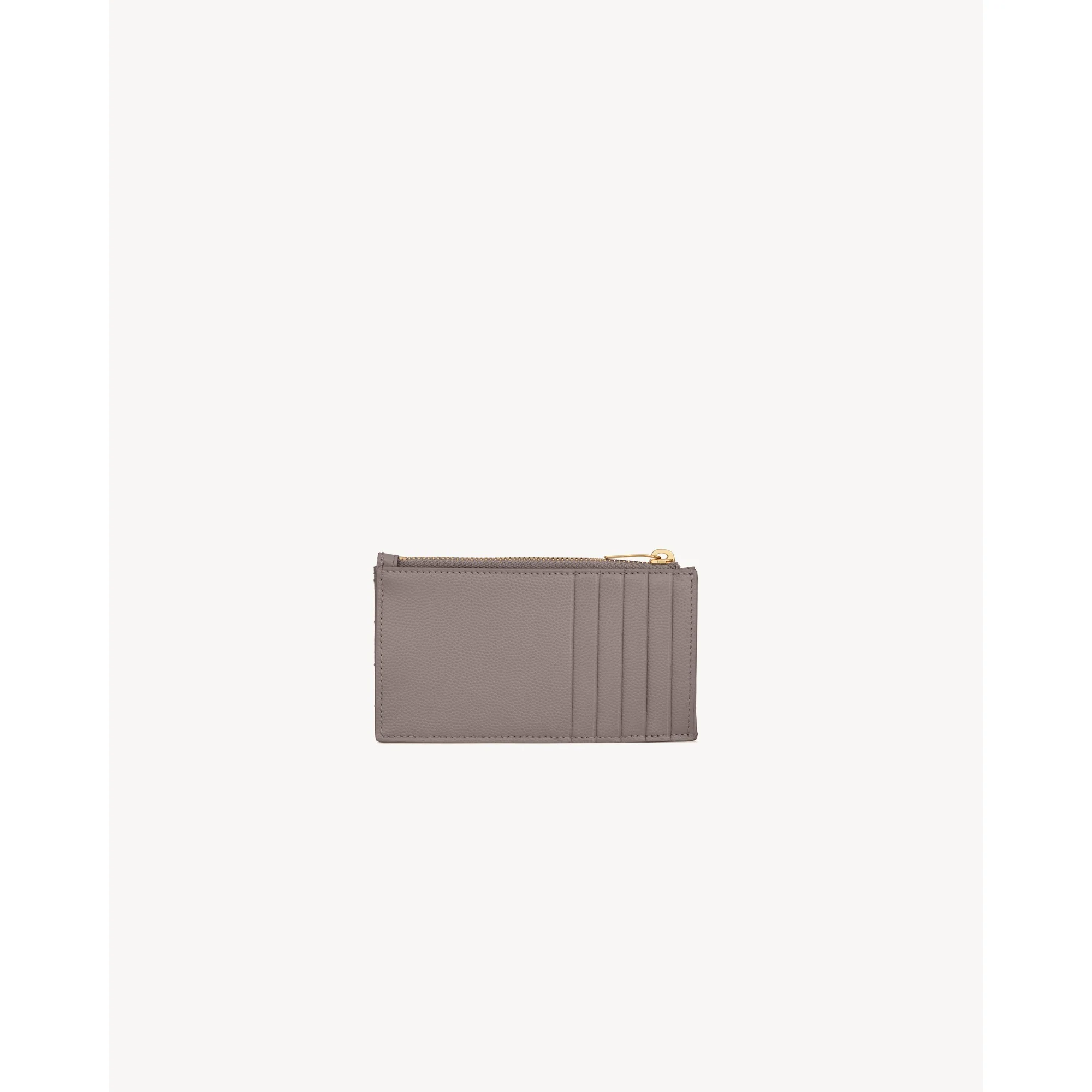 Zipped Fragments Credit Card Case - Fog - Image 2