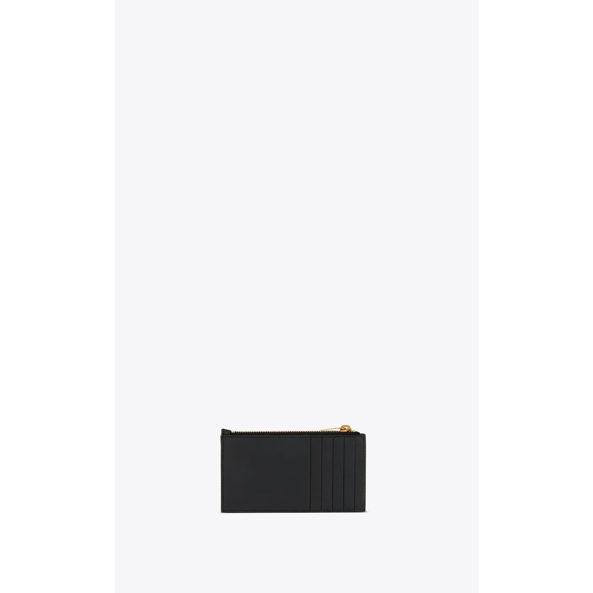 Zipped Fragments Credit Card Case - Nero - Image 2