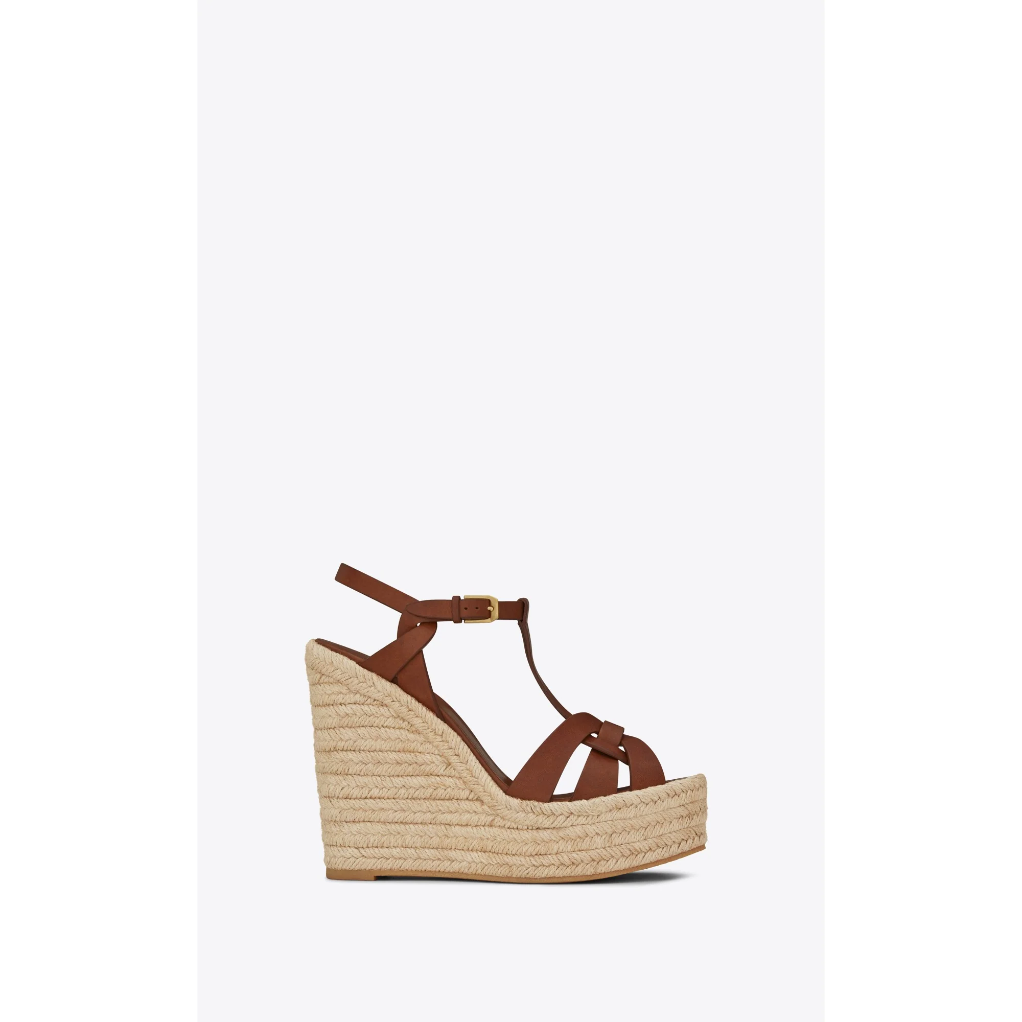 Espadrille 85 Wedge T-Strap Espadeilles - Ambra