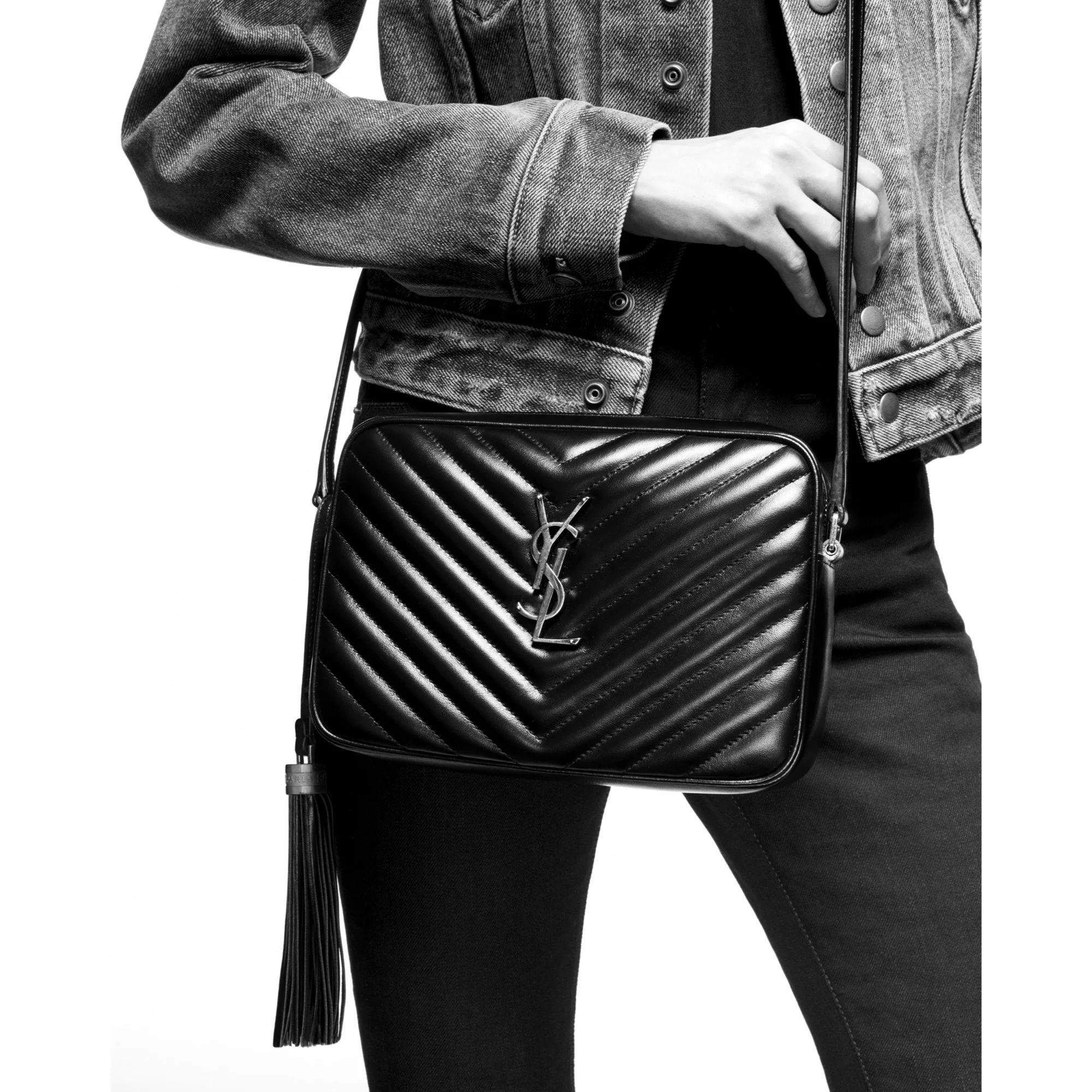 Medium Lou Camera Bag - Nero - Image 5