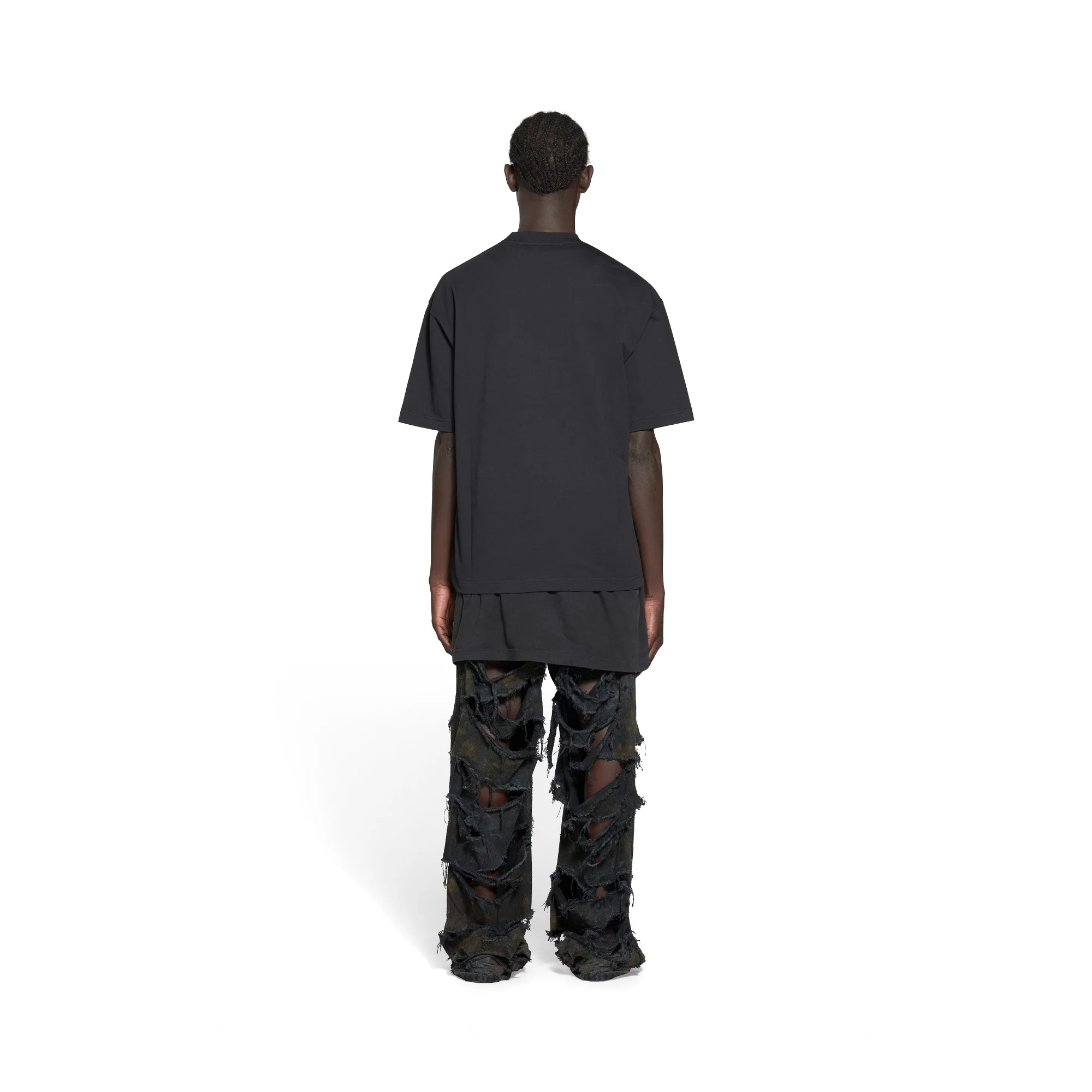 Medium Fit T-Shirt - Washed Black - Image 5