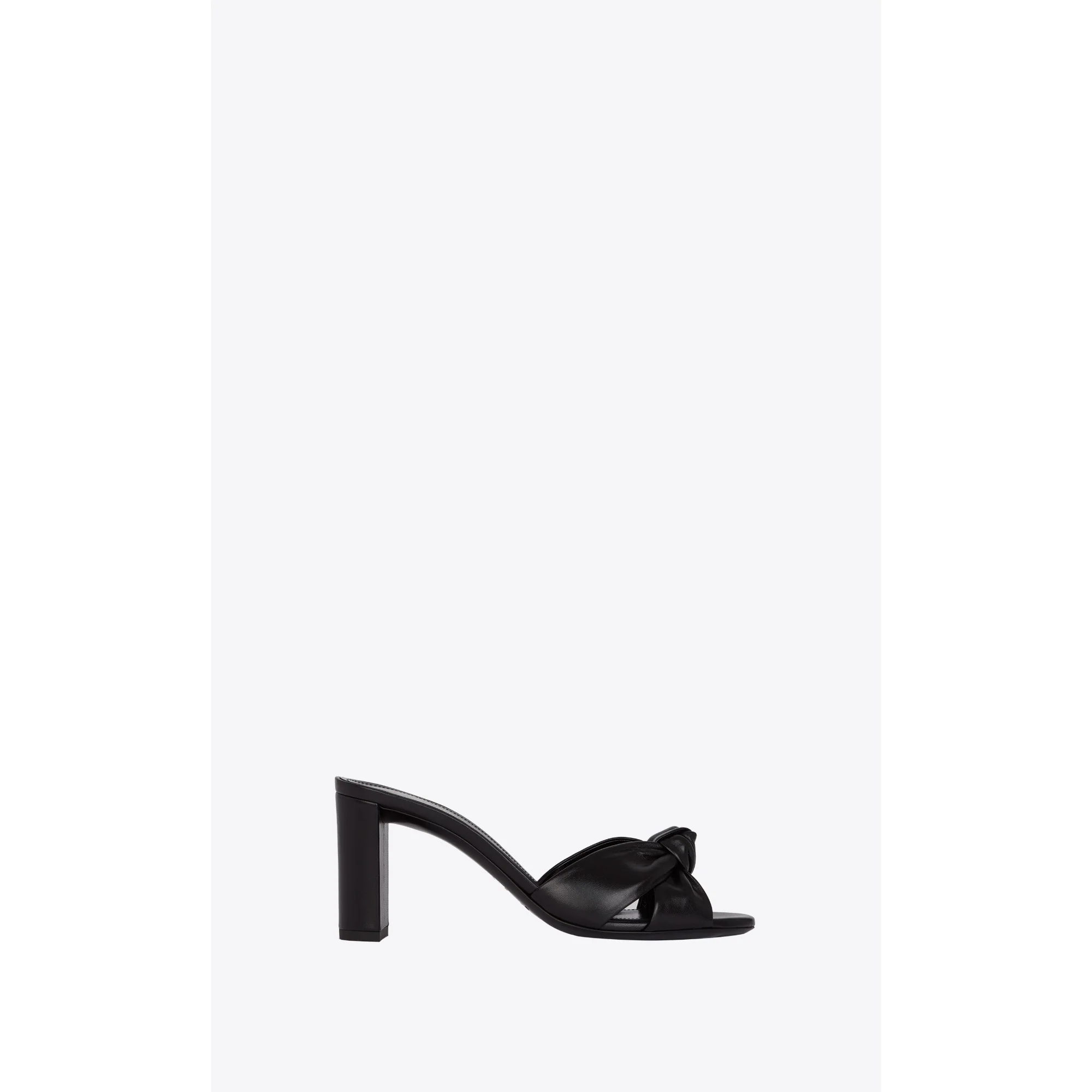 Bianca 75 Mule - Nero