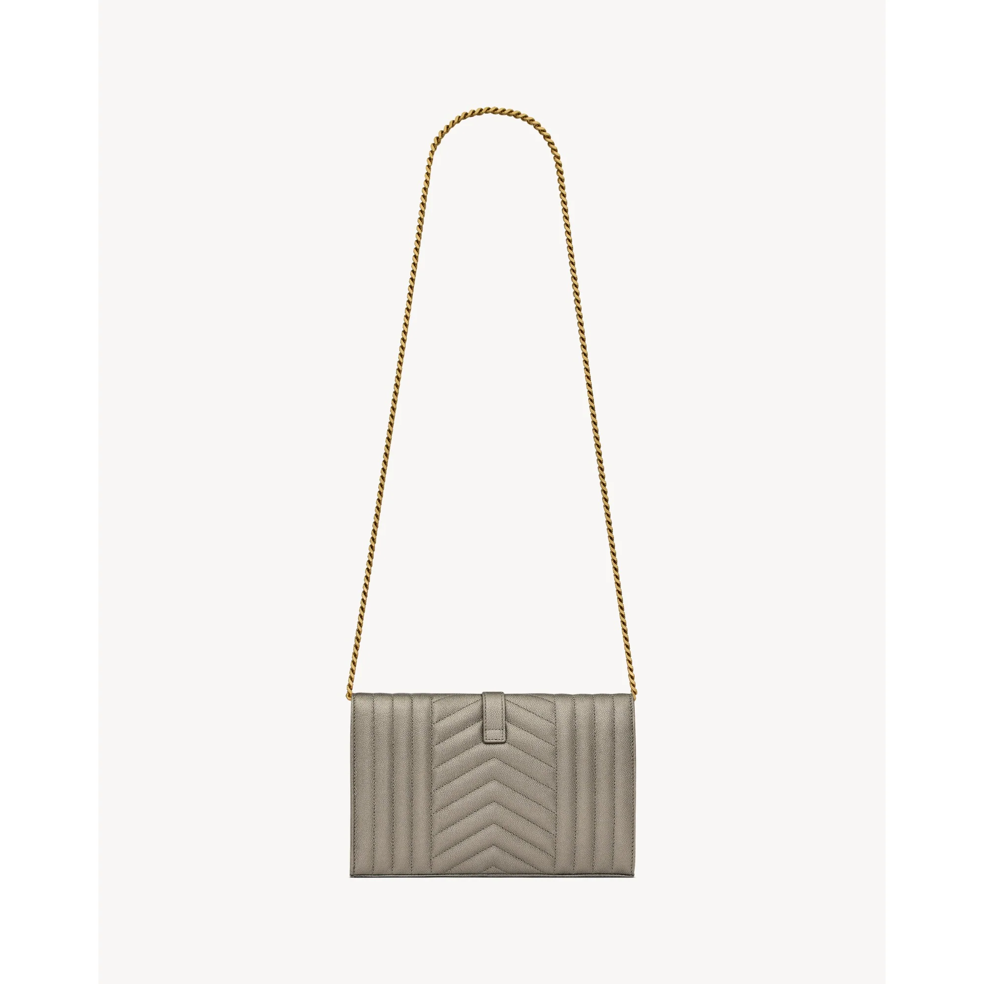 Mini Envelope Chain Bag - Piombo - Image 2