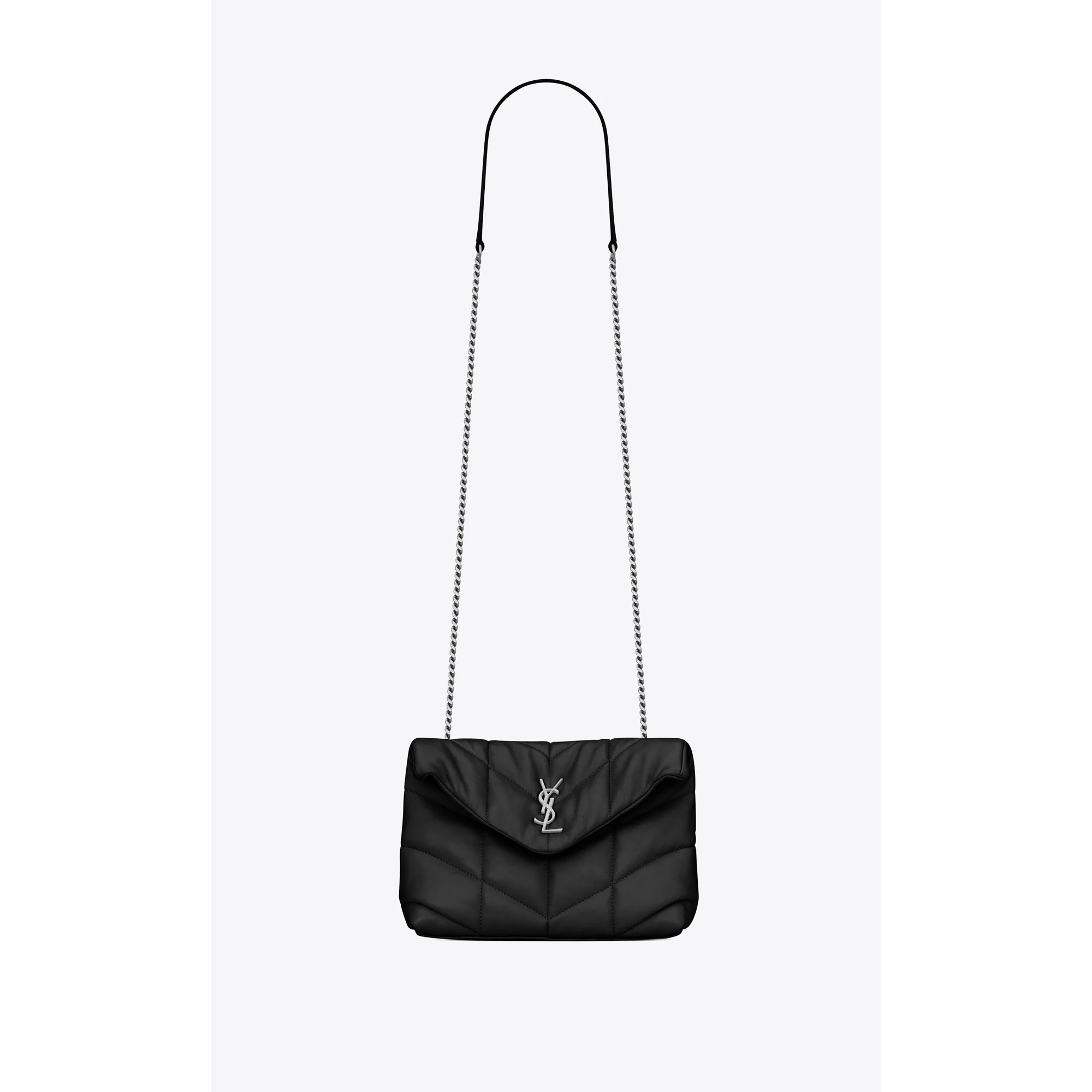 Toy Puffer Chain Bag - Nero